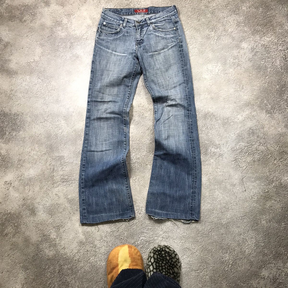 Vintage Vintage 90s Baggy Distressed Faded Jeans Grunge Skate 28 Size 28" / US 6 / IT 42 - 1 Thumbnail