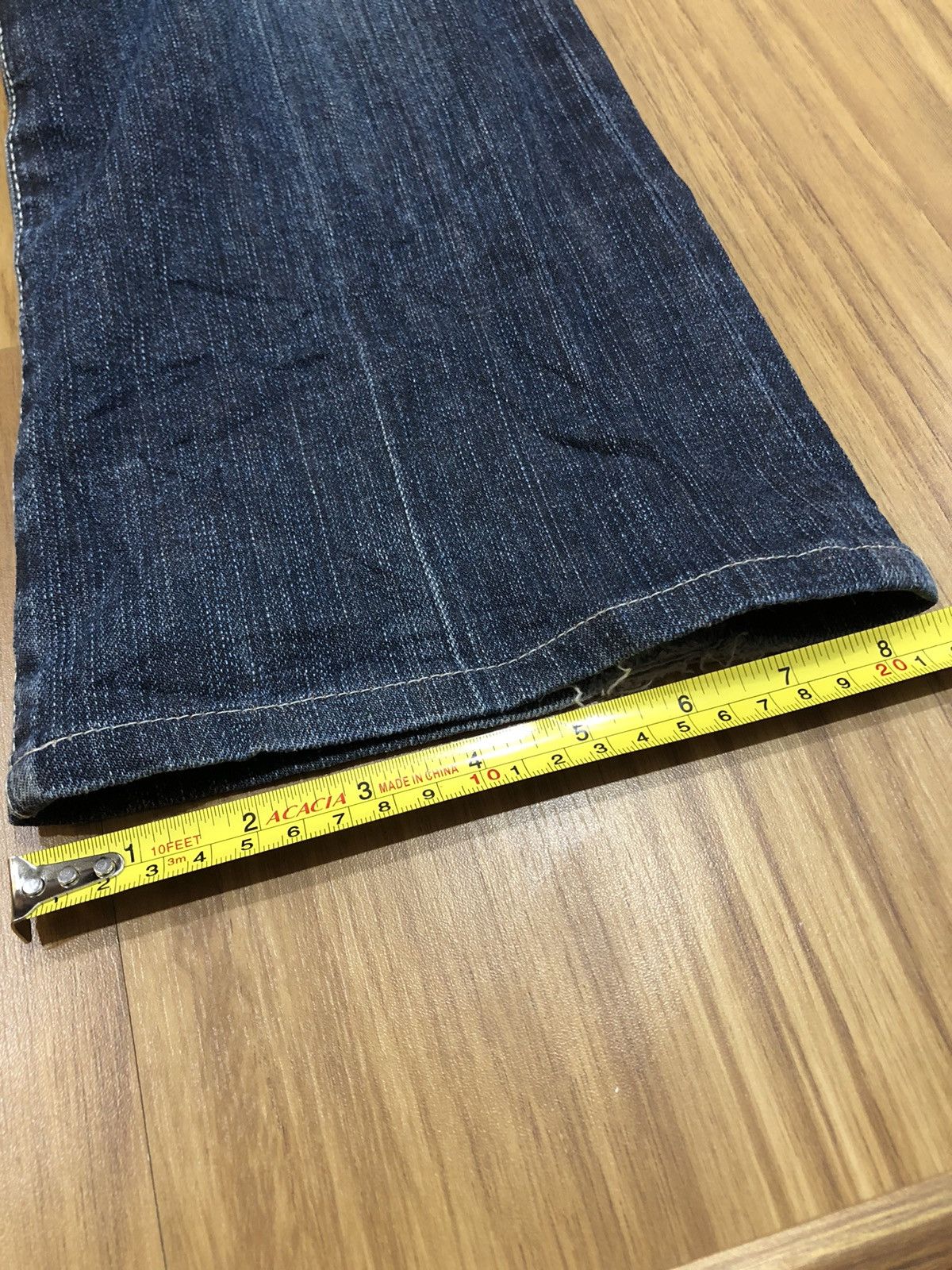 Tornado Mart Tornado Mart Flare Paint Splatter Faded Pocket Denim Size US 28 / EU 44 - 16 Thumbnail