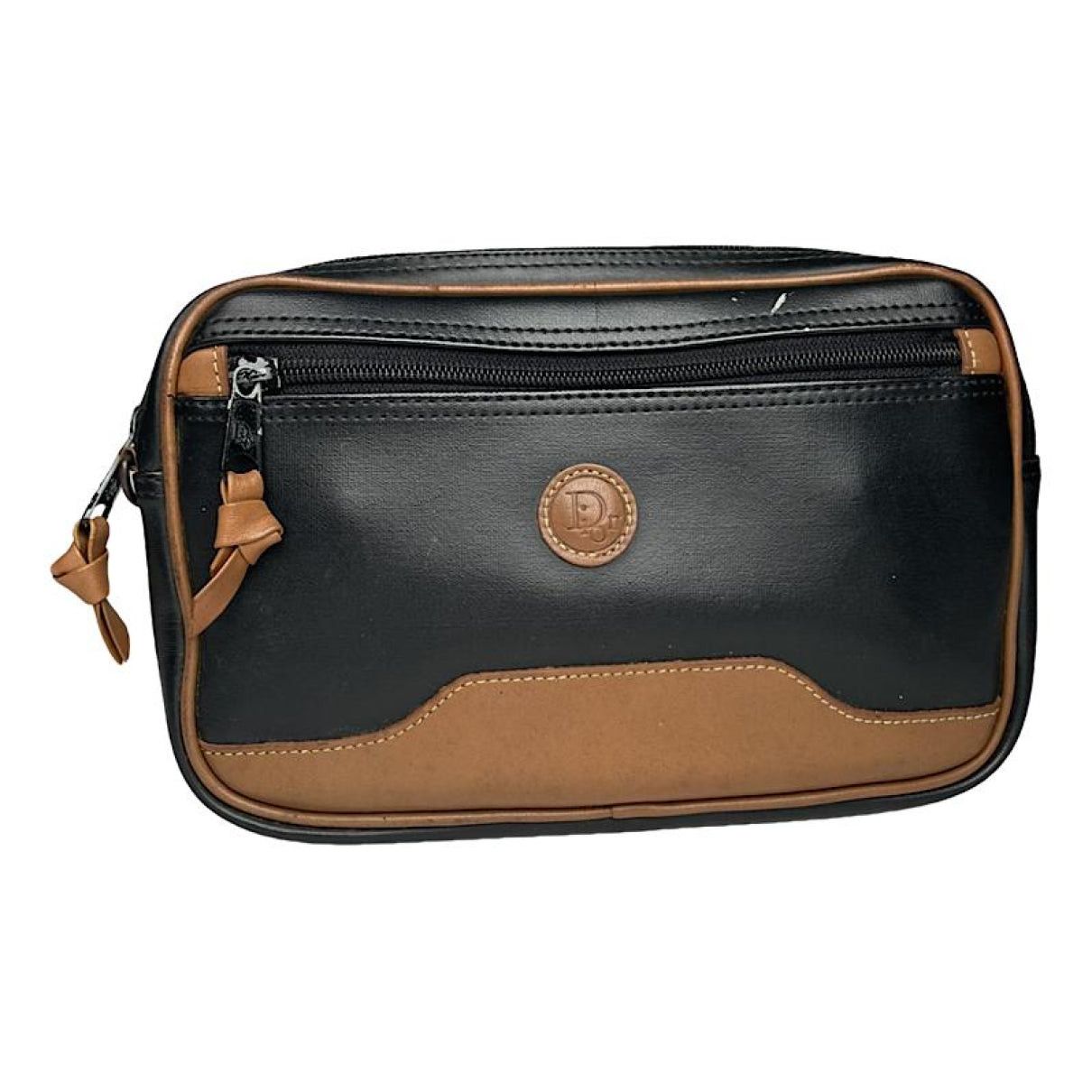Admit It Black Patent Leather Clutch Bag