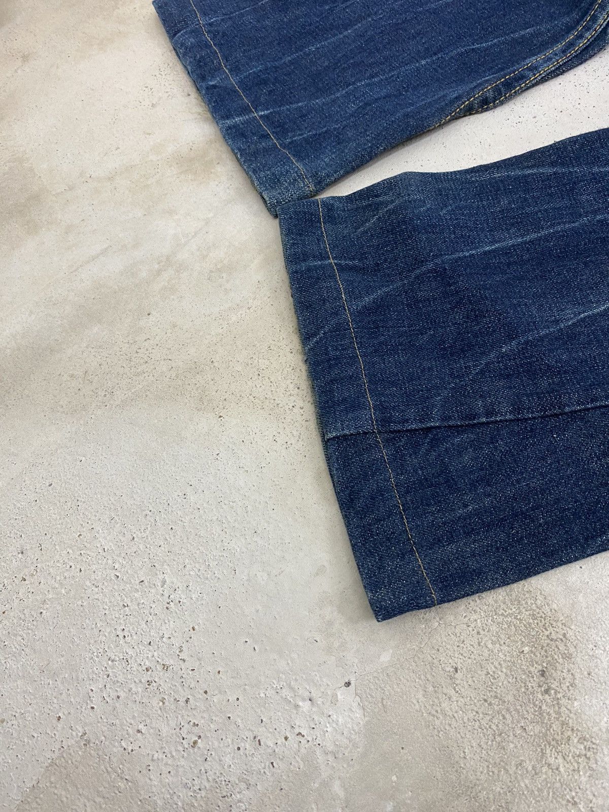 If Six Was Nine × Japanese Brand × Le Grande Bleu (L.G.B.) Flare Studio RP Unisex Jean Japan Mud Washed Low Rise Size US 28 / EU 44 - 6 Thumbnail