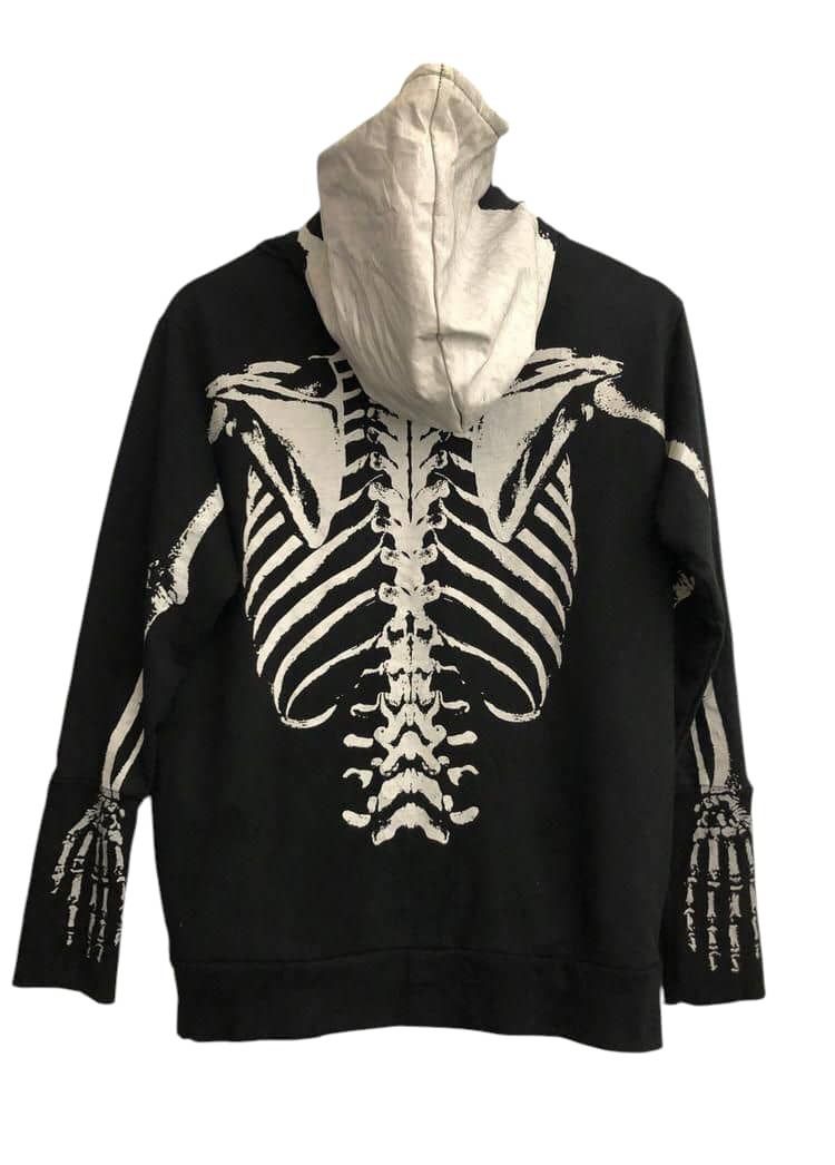 Japanese Brand Skeleton hoodie Size US M / EU 48-50 / 2 - 2 Thumbnail