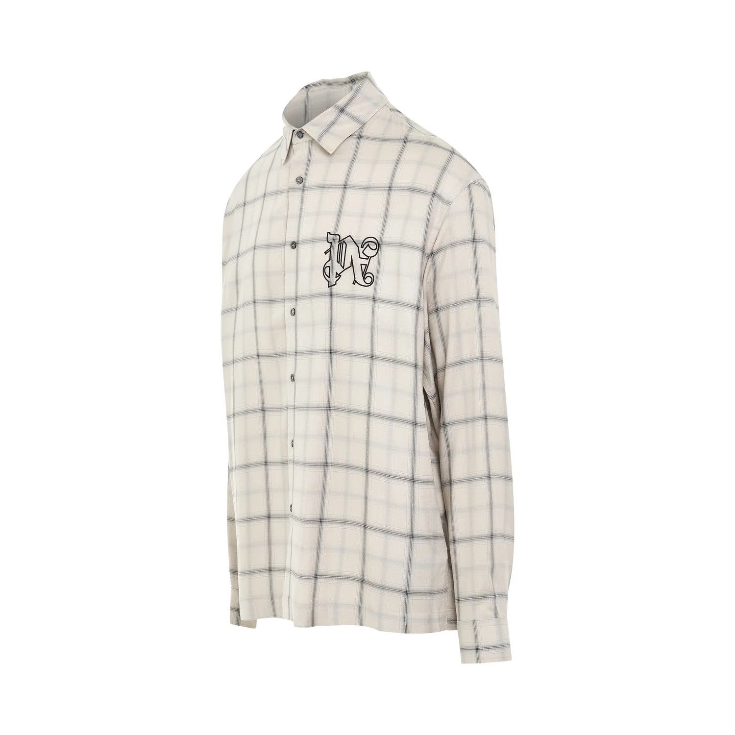 Palm Angels o1mris0824 Shirt in Beige Size US M / EU 48-50 / 2 - 2 Thumbnail