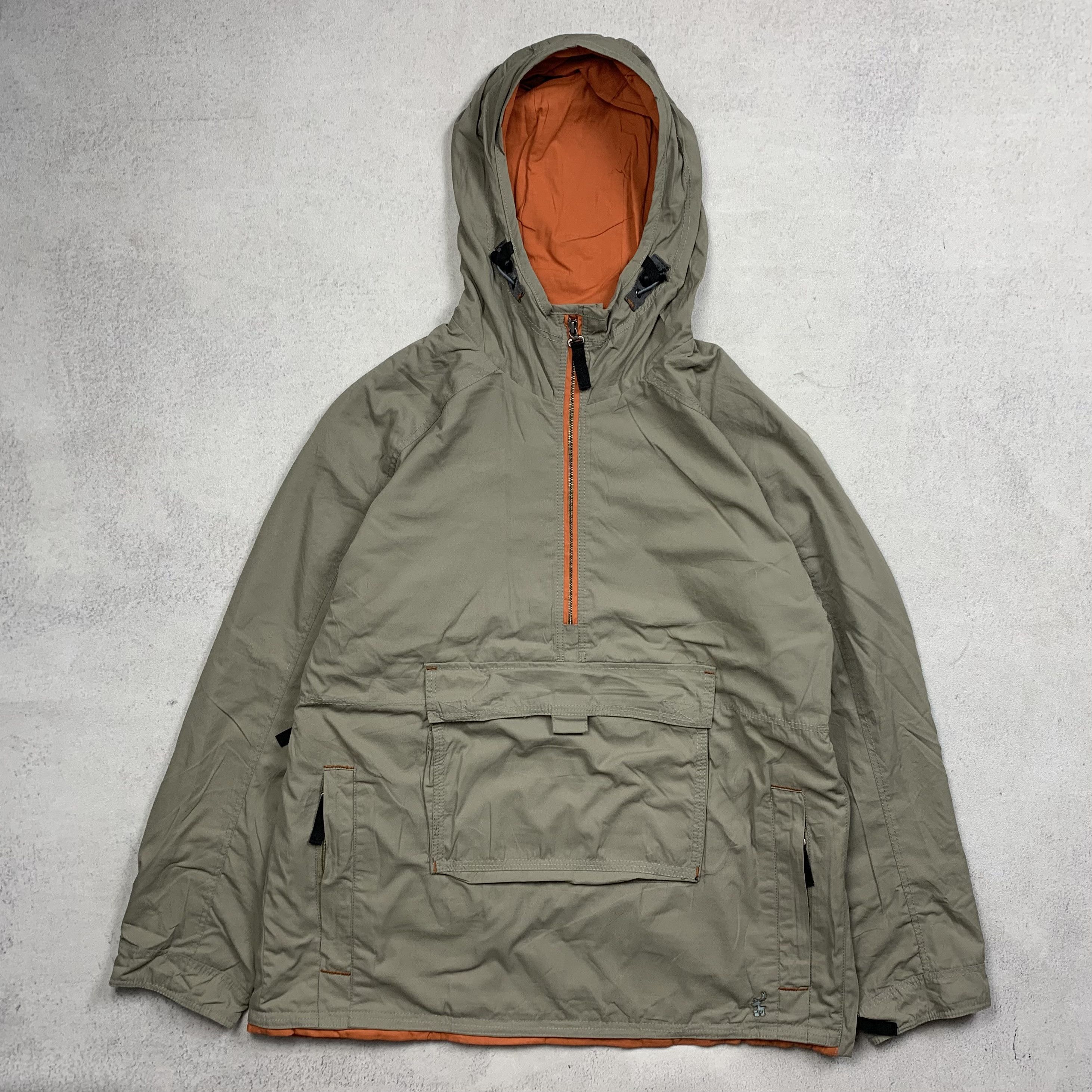 Japanese Brand Vintage Kensho Abe Cagoule Half Zip Jacket Size US L / EU 52-54 / 3 - 1 Thumbnail