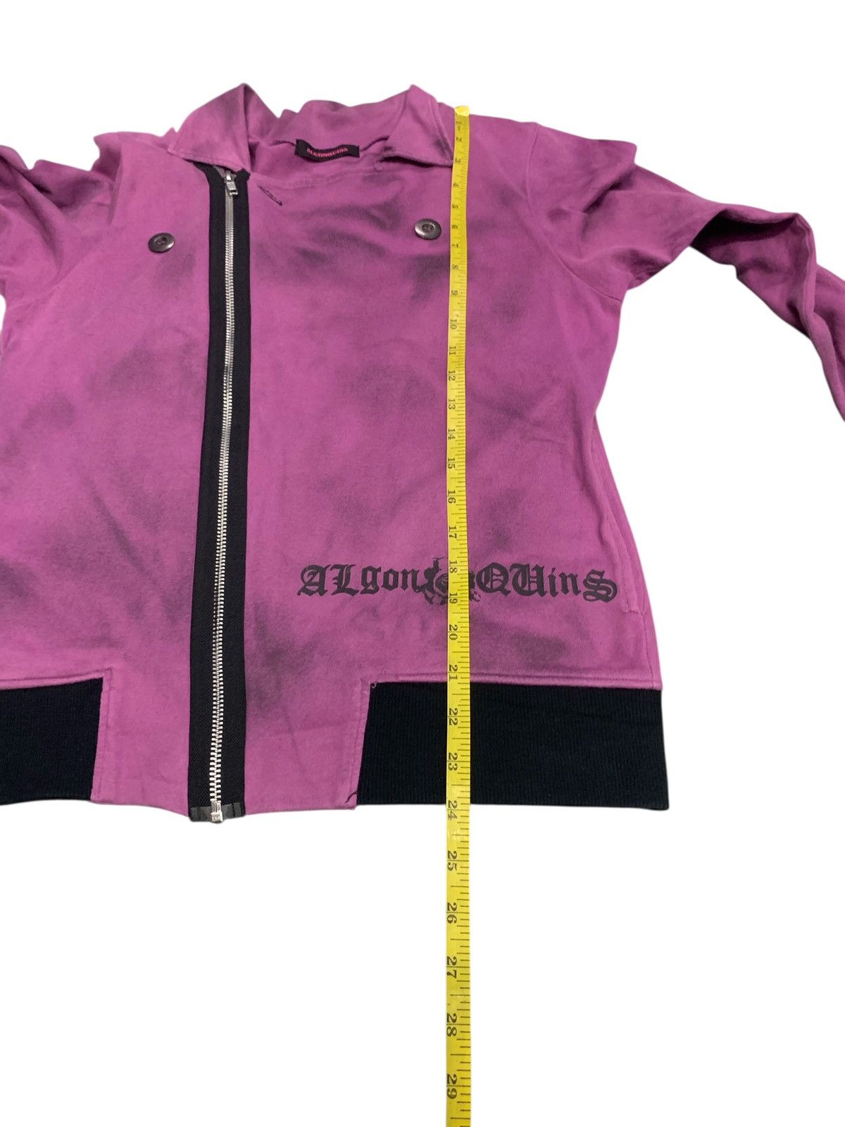 Japanese Brand Rare Algonquins Punk Style Jacket Zipper Down Size M / US 6-8 / IT 42-44 - 12 Thumbnail