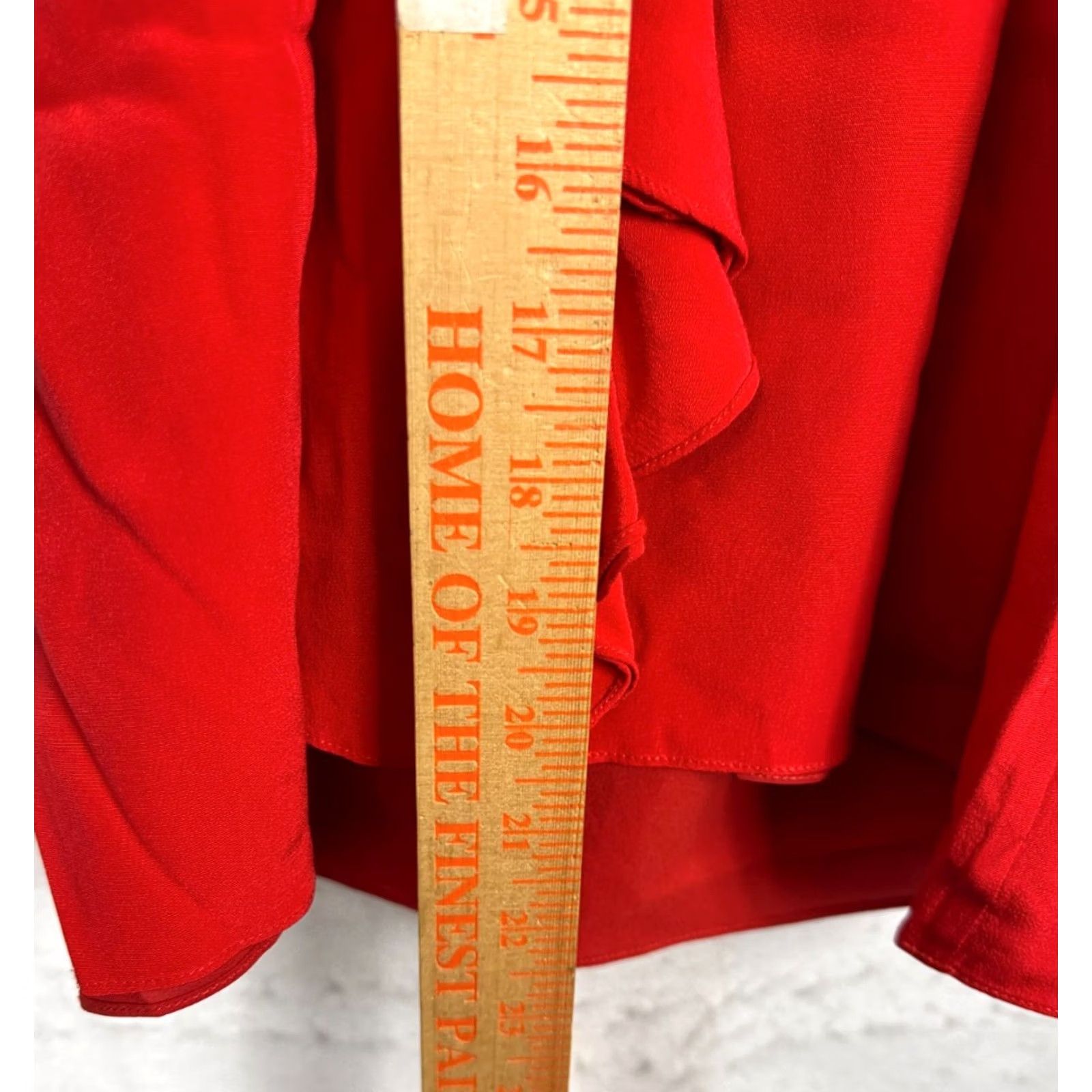 Tibi VINTAGE Tibi Dress Silk Spaghetti Straps Round Ruffle Mini Shift Red Size 4 Womens Size S / US 4 / IT 40 - 5 Thumbnail