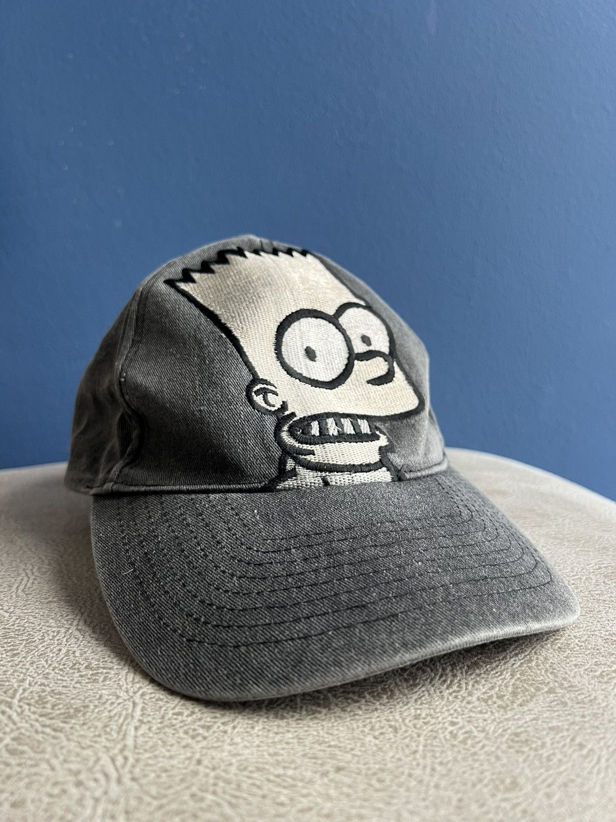 The Simpsons 90s Vintage Bart Simpson Faded Cap Size ONE SIZE - 1 Thumbnail
