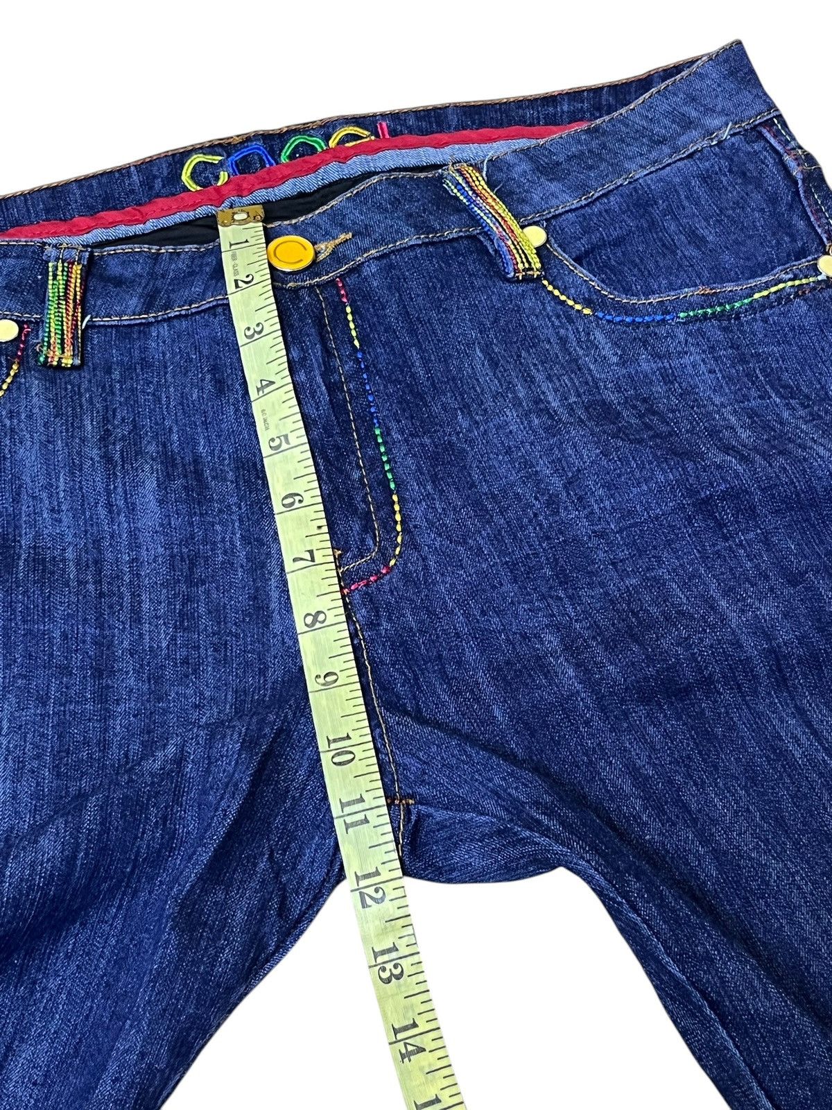 Coogi COOGI AUSTRALIA EMBROIDERY RASTA LOGO JEANS Size US 35 - 17 Thumbnail
