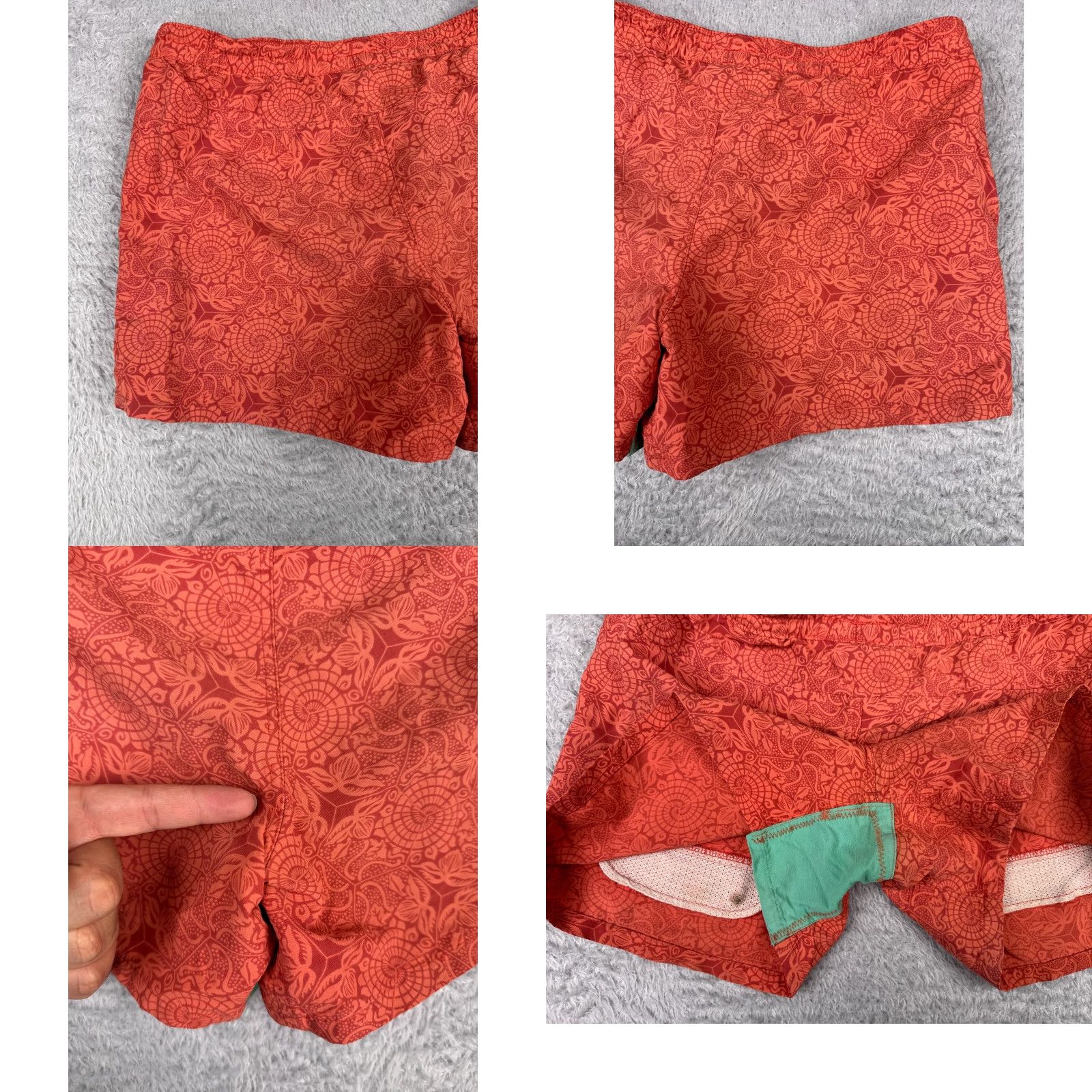Patagonia Patagonia Shorts Women XS Orange Red Baggies 100% Nylon Activewear Beach Hiking Walking Logo Patch Vintage No ISSUES READ Size 26" / US 2 / IT 38 - 8 Thumbnail