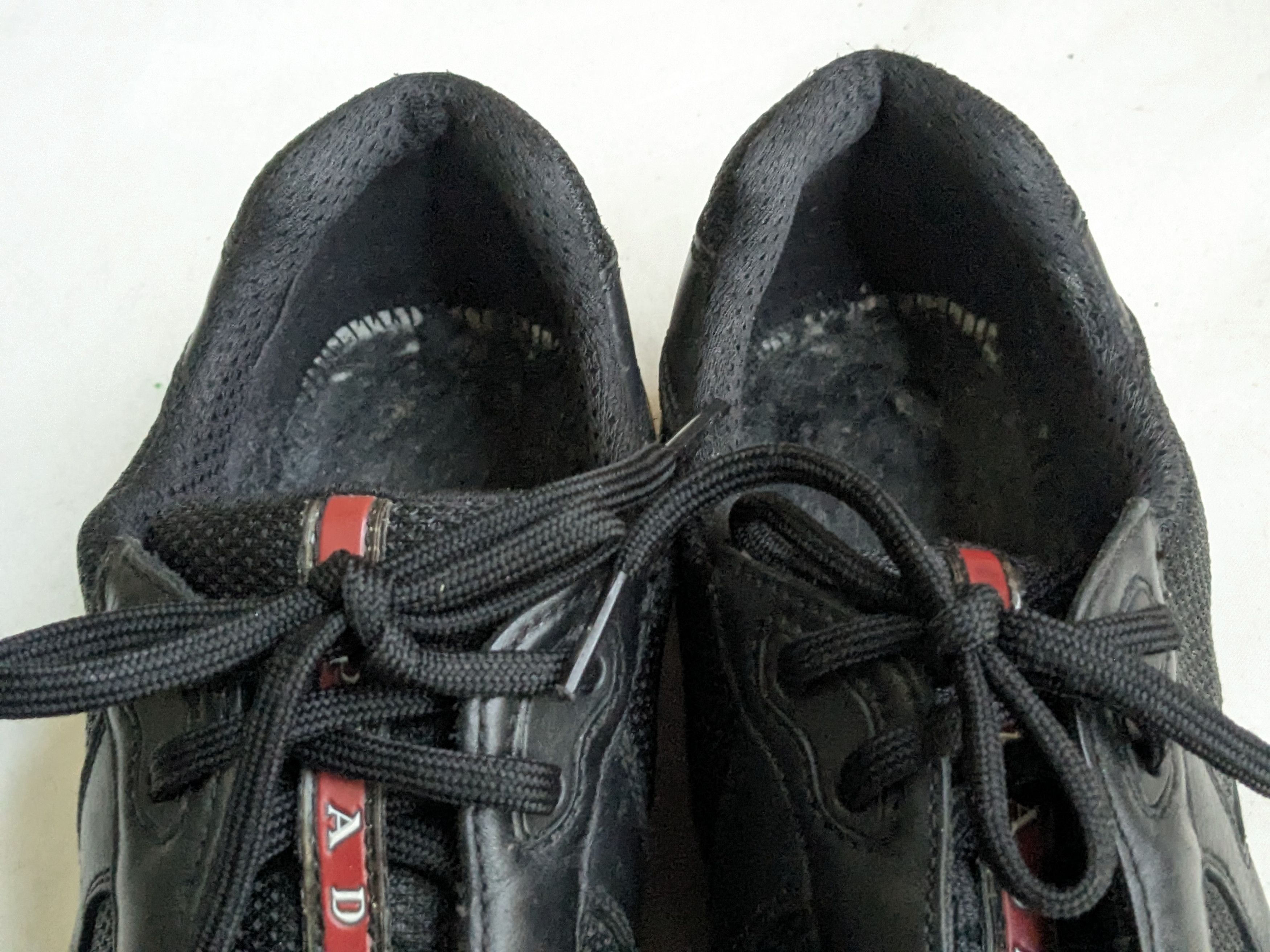 Prada Prada America's Cup Sneakers Black 9 Red Leather Low Tops Size US 9 / EU 42 - 5 Thumbnail