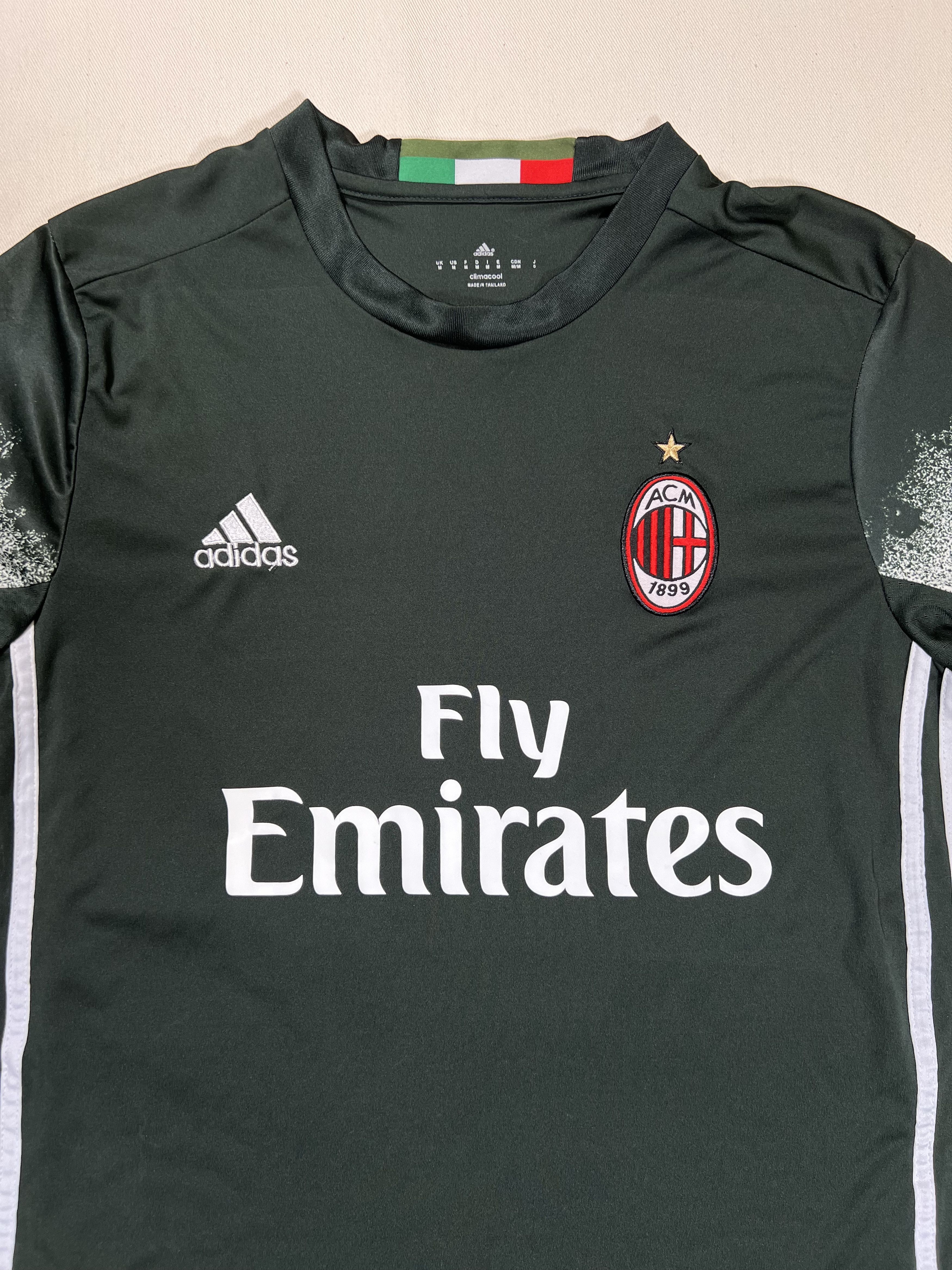 Adidas 2016-2017 Adidas AC Milan Third Soccer/Futbol Jersey/Kit Size US M / EU 48-50 / 2 - 3 Thumbnail