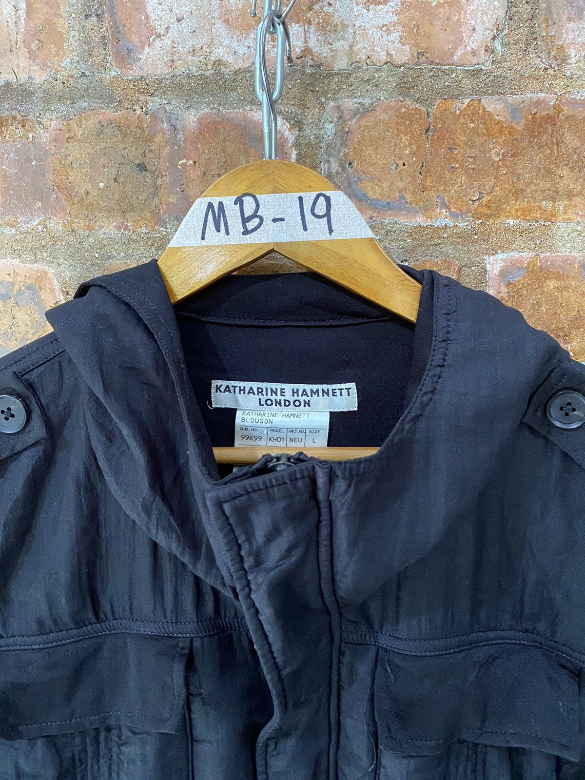 Katharine Hamnett London 🔥Made Japan Hamnett Black Multipocket Zipper Jacket Size US M / EU 48-50 / 2 - 11 Thumbnail