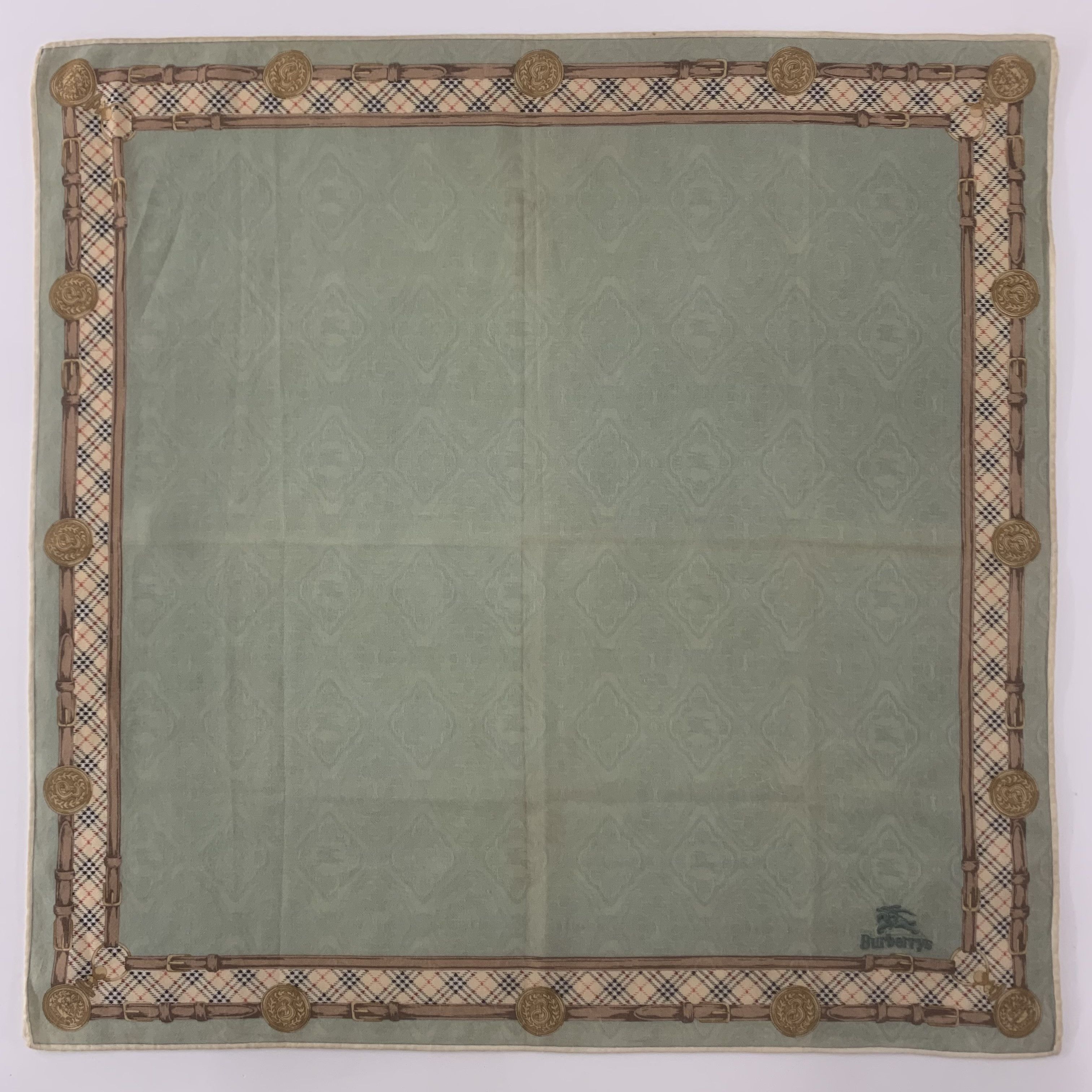 Burberry Burberry Handkerchief Bandana Neckerchief Pocket Square Size ONE SIZE - 2 Thumbnail