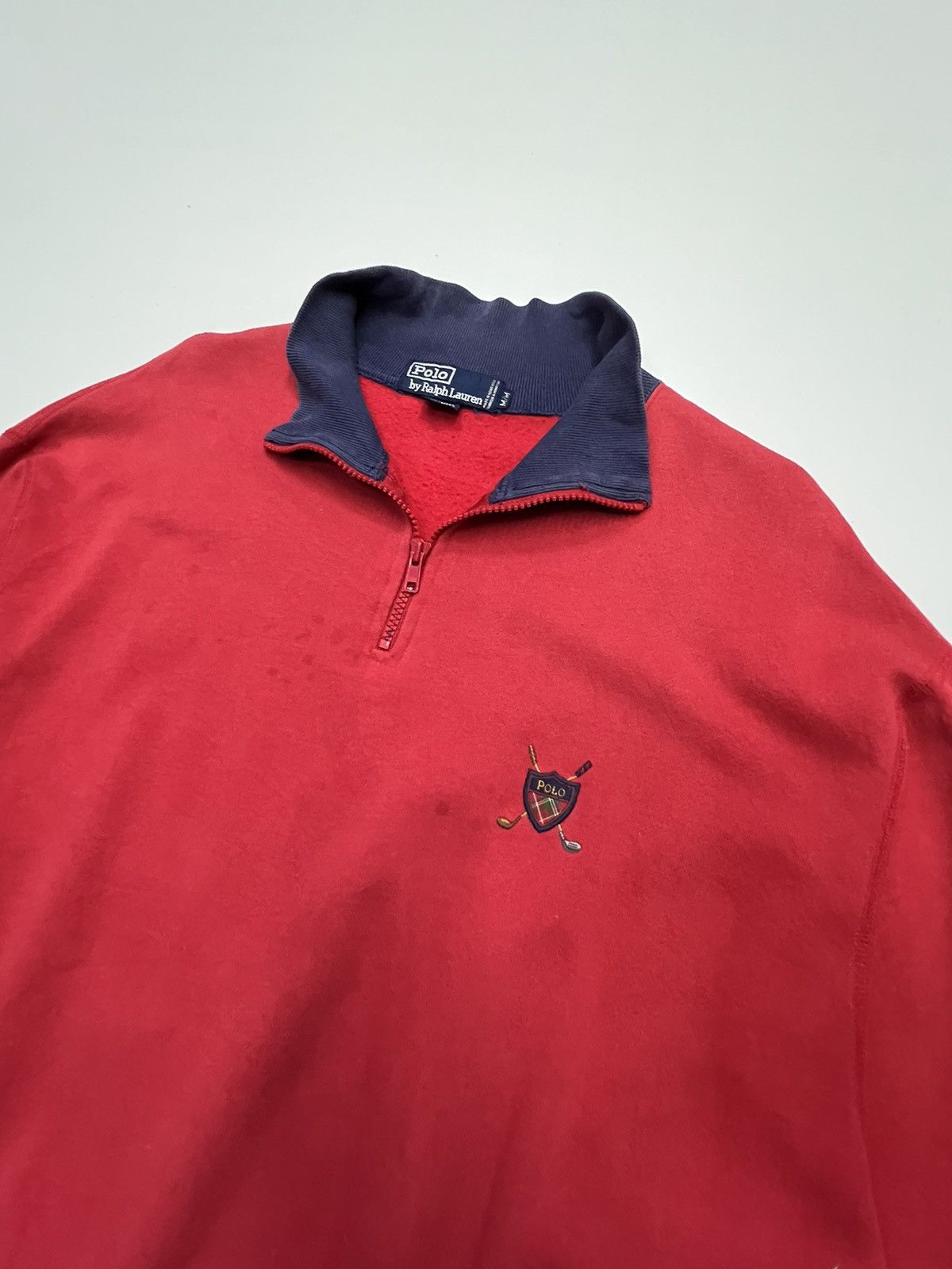 Polo Ralph Lauren Vintage Polo by Ralph Lauren Halfzipper Sweatshirt Size US M / EU 48-50 / 2 - 3 Thumbnail