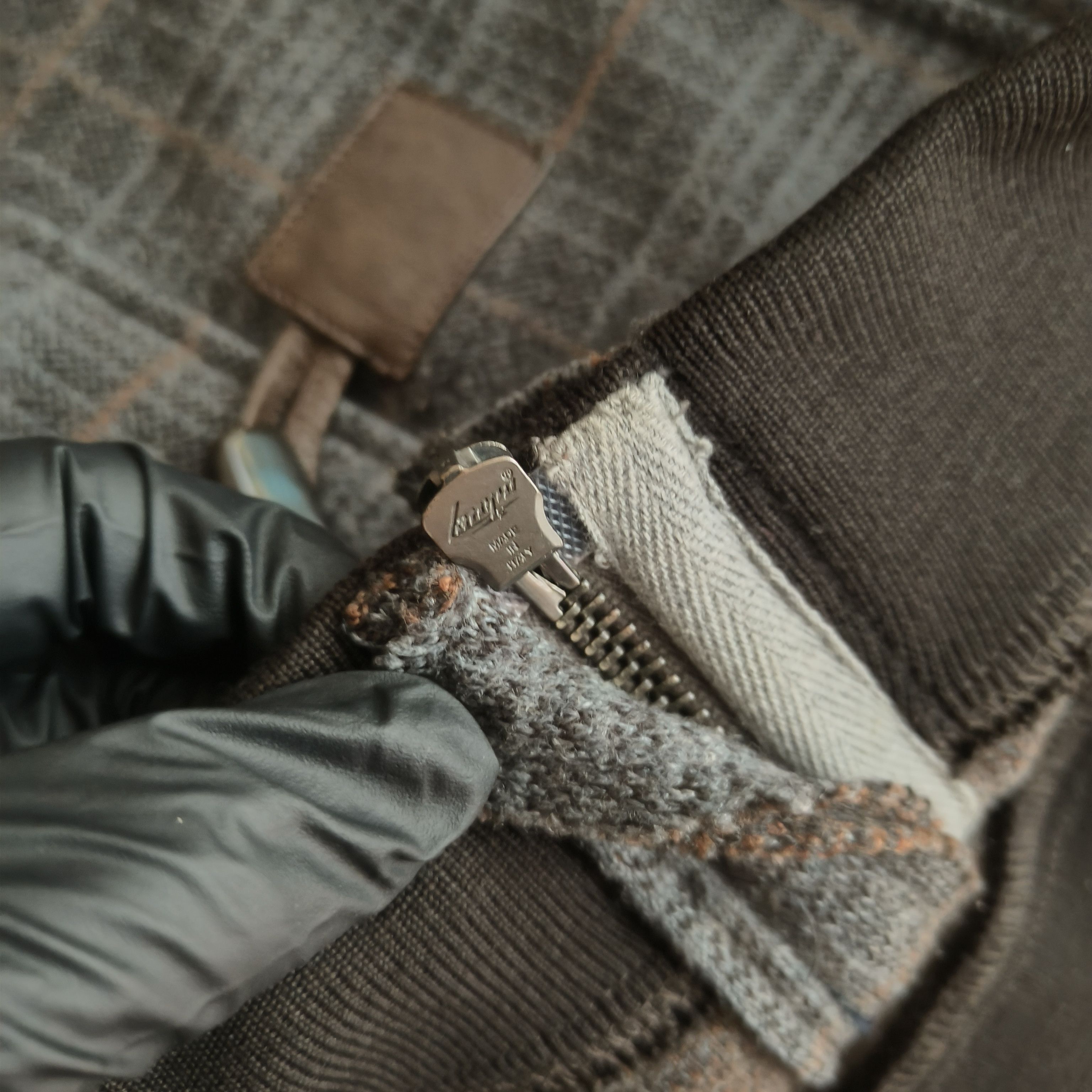 Paolo Pecora Paolo Pecora Checked Virgin Wool Alpaca Duffle Coat Size US S / EU 44-46 / 1 - 6 Thumbnail