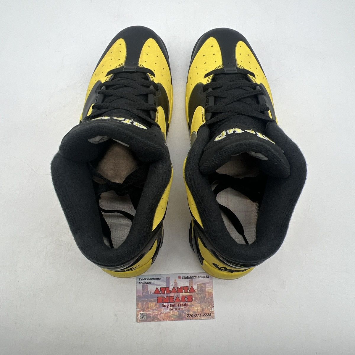 Nike Air up 14 black yellow strike Size US 9 / EU 42 - 6 Thumbnail