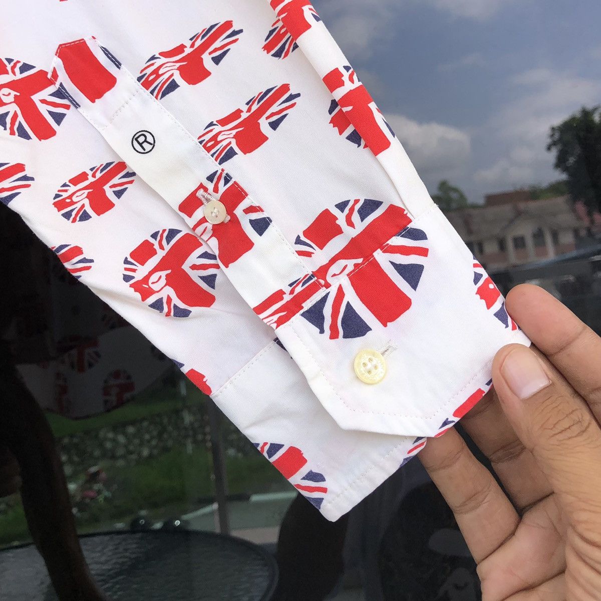 Bape UNION JACK APE HEAD BUTTON UP SHIRT Size US M / EU 48-50 / 2 - 11 Thumbnail
