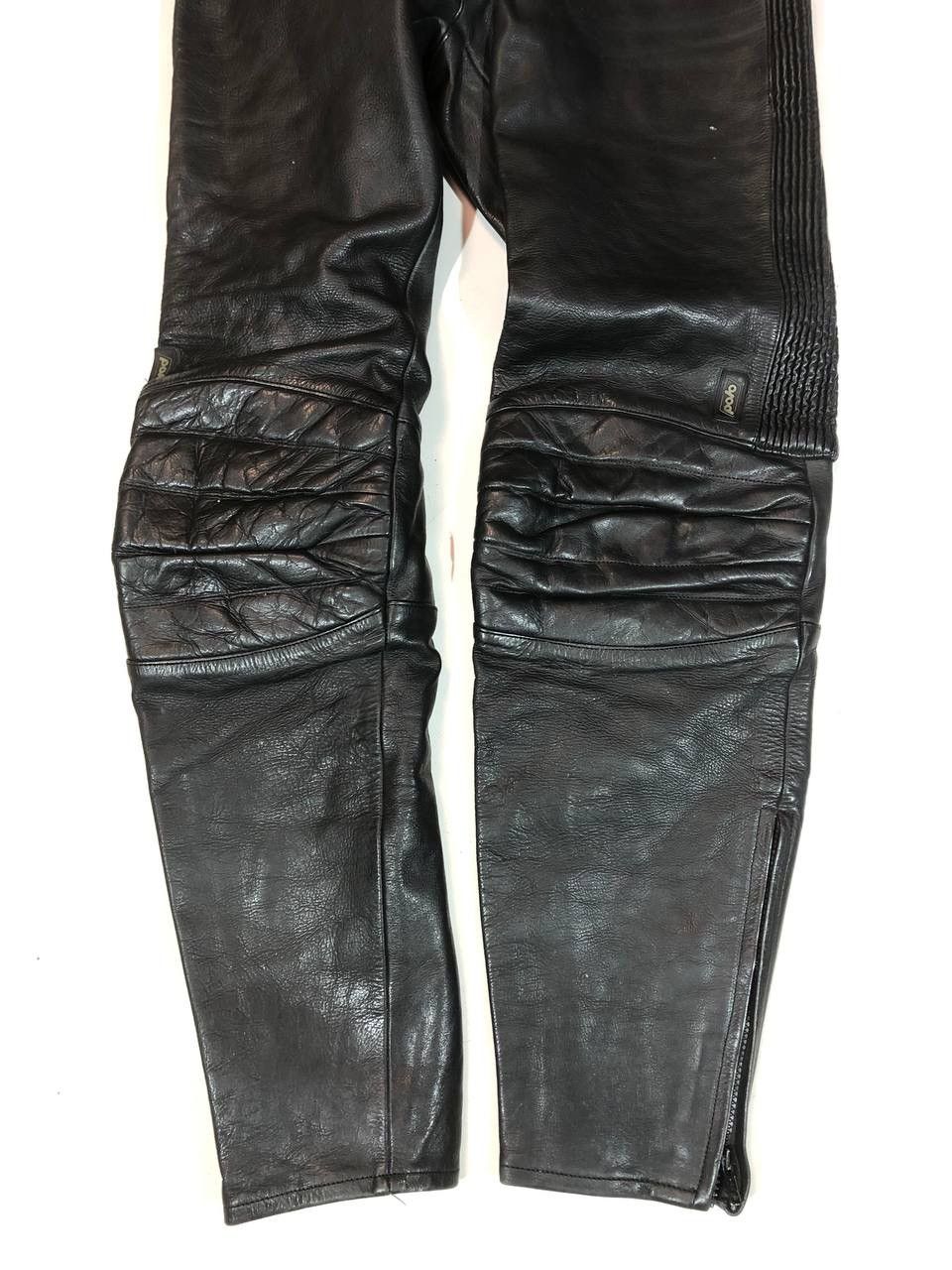 Genuine Leather Polo Racing Moto Leather Pants Black Size US 32 / EU 48 - 6 Thumbnail