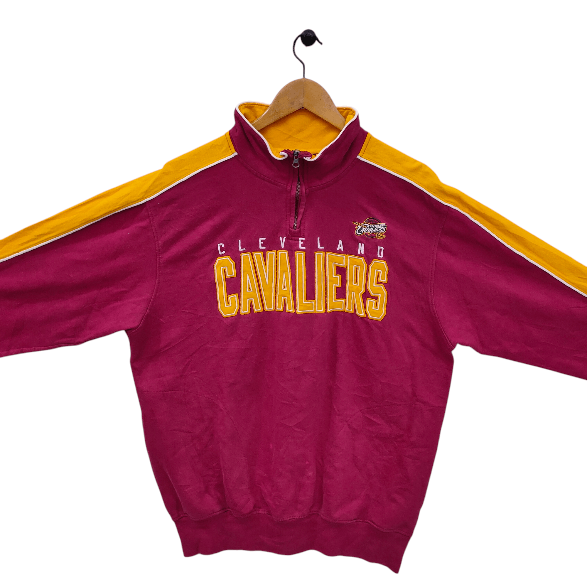 NBA Vintage Cleveland Cavaliers Quarter-Zip Maroon NBA Size US M / EU 48-50 / 2 - 2 Thumbnail