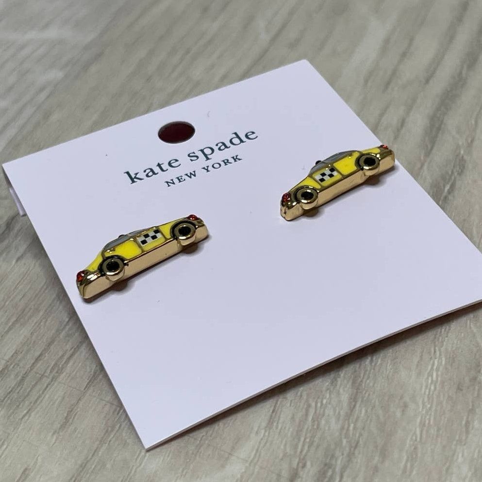 Kate Spade Kate Spade Ma Chérie Taxi Studs Earrings NYC Yellow Cab Stud Size ONE SIZE - 2 Thumbnail