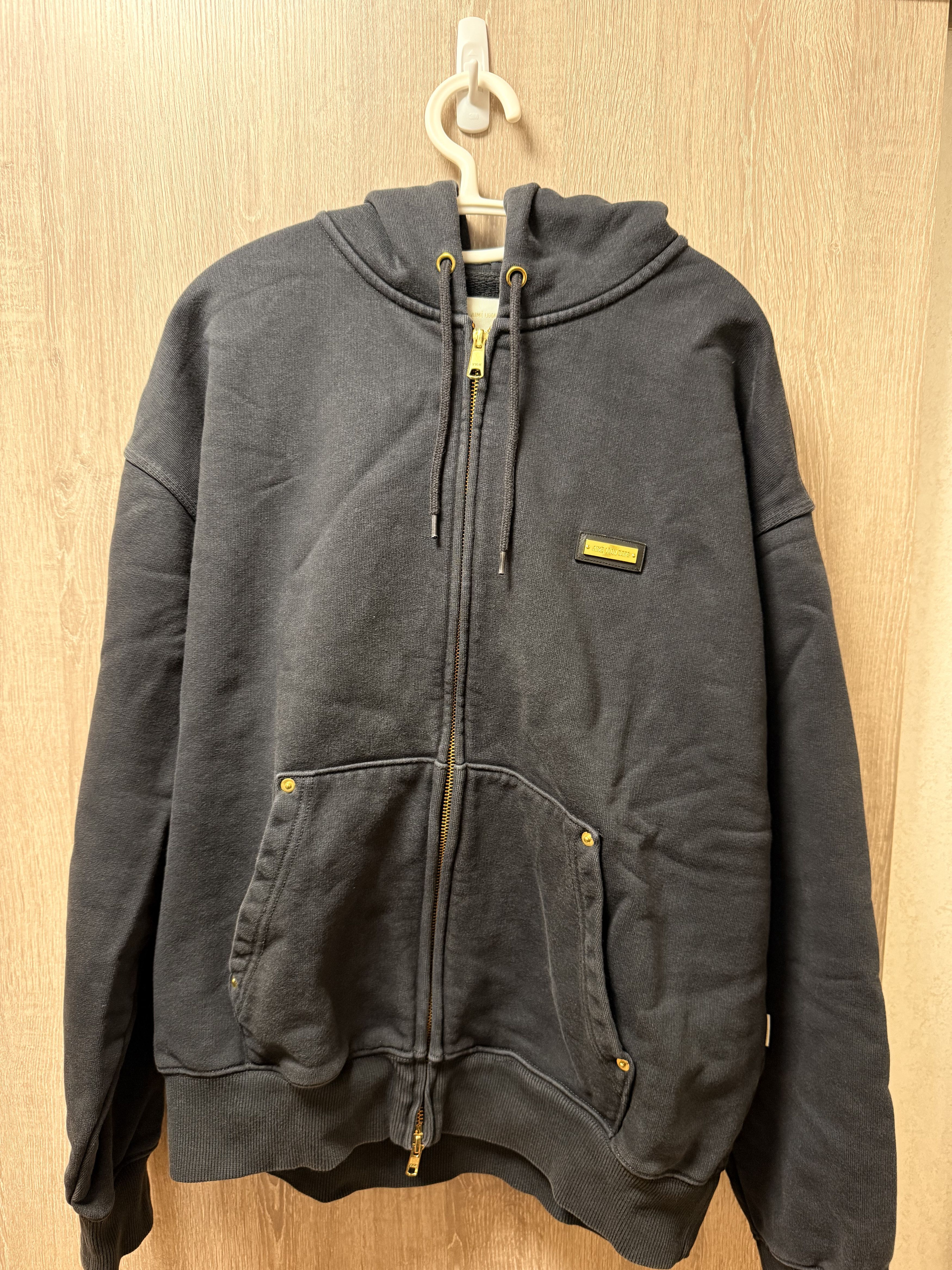Aime Leon Dore Aime Leon Dore Two Way Zip Hoodie Faded Black Size US M / EU 48-50 / 2 - 1 Thumbnail
