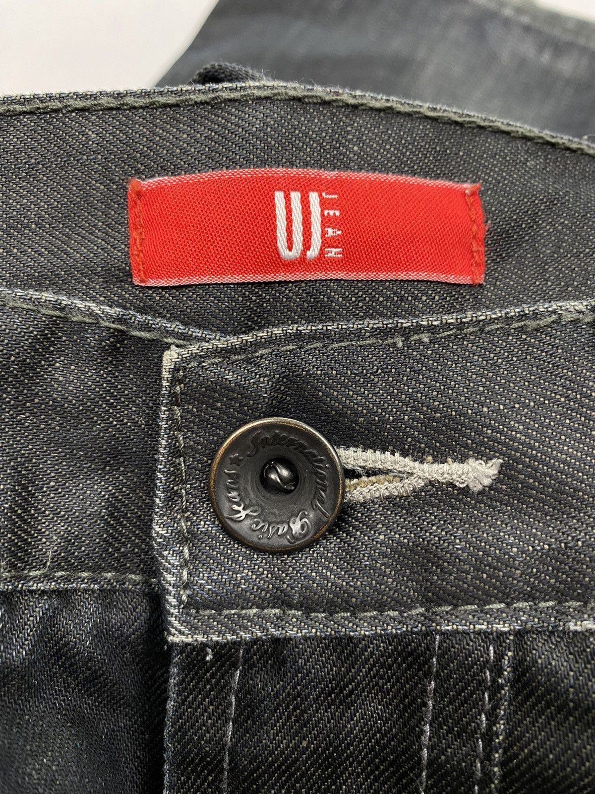 Japanese Brand UJ Distressed Waxed Jeans Size US 30 / EU 46 - 11 Thumbnail