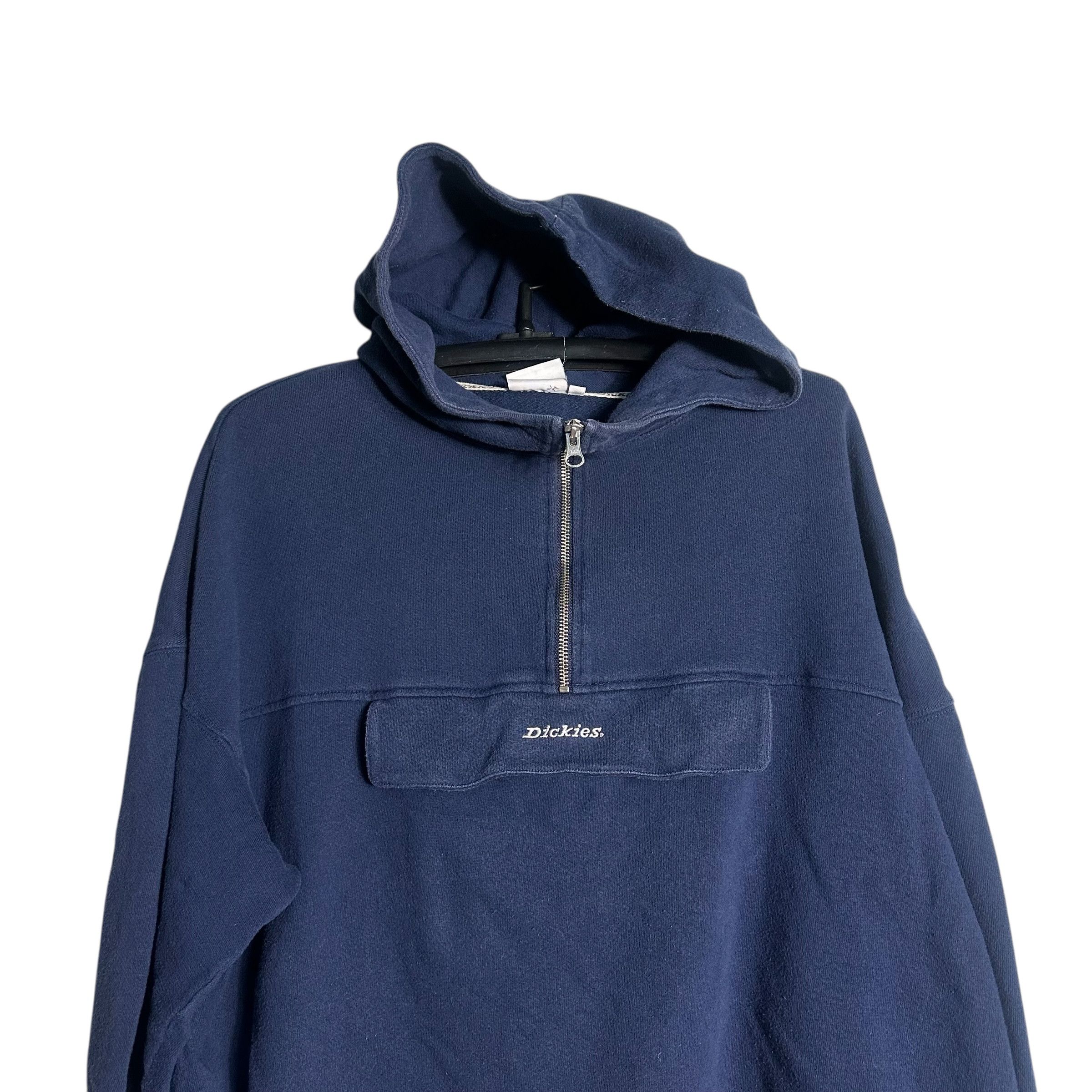 Dickies 🔥RARE🔥Vintage Dickies Half-Zip Hoodie Sweat Size US L / EU 52-54 / 3 - 2 Thumbnail