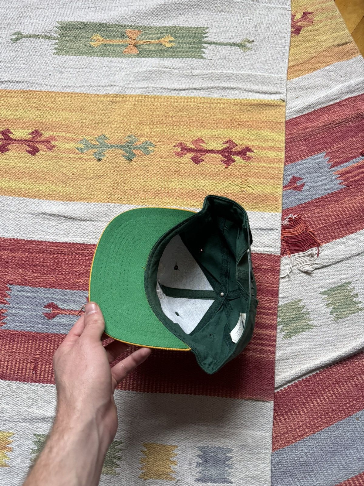 MLB Vintage 90’s A’s Oakland Athletics MLB Baseball Hat Size ONE SIZE - 4 Thumbnail