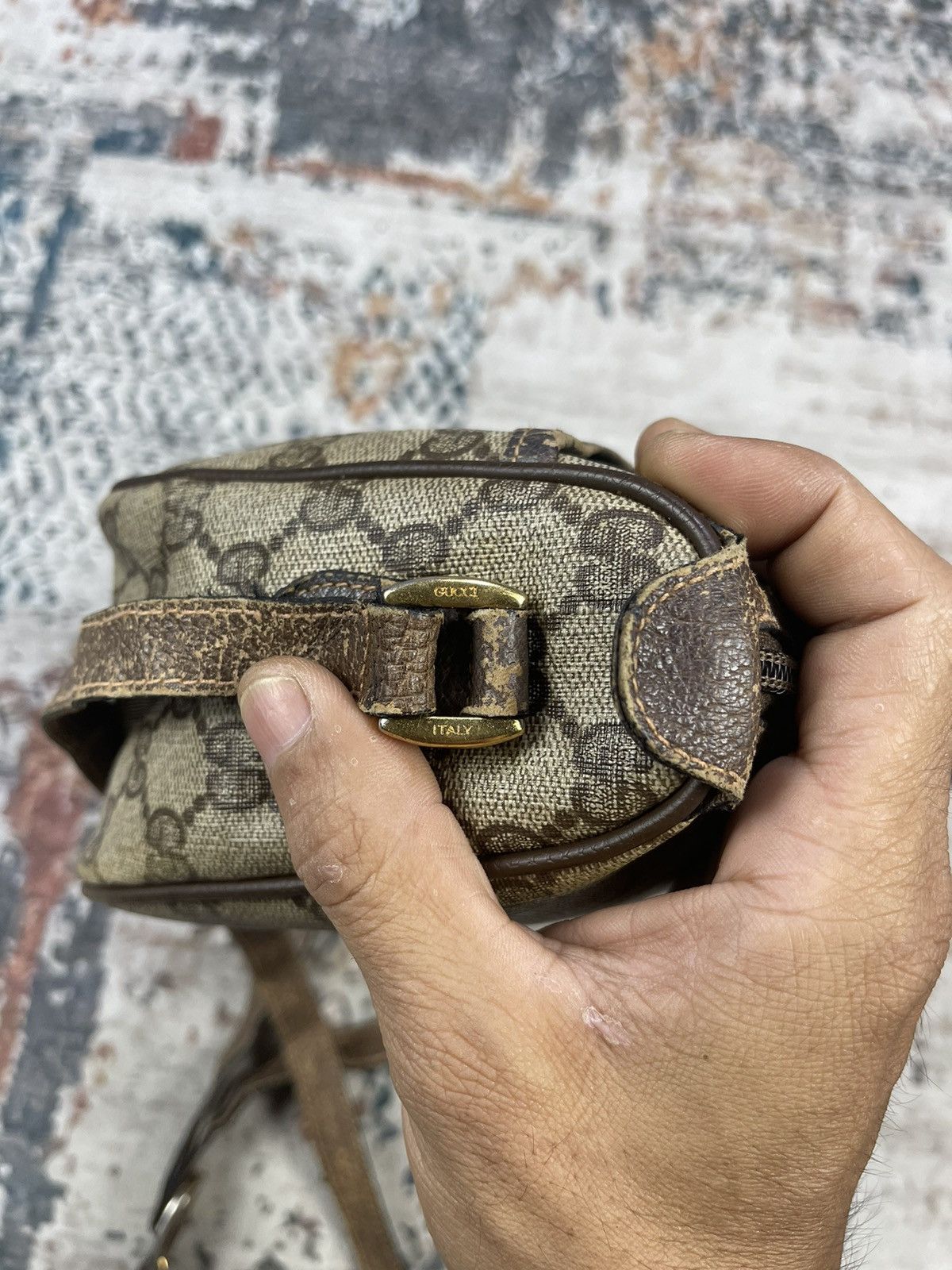 Gucci Vintage Gucci Ophidia Supreme Web Shoulder Sling Bag Size ONE SIZE - 10 Thumbnail