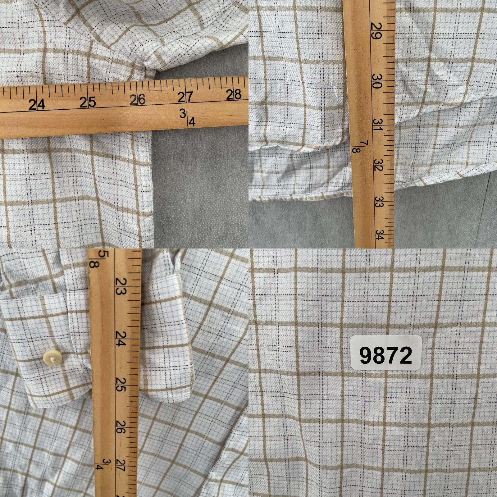 Canali VINTAGE Canali Shirt Dress Shirt Adult XL Long Sleeve Button Up Italy Men Check Cotton Multi 2000s Size US XL / EU 56 / 4 - 8 Thumbnail