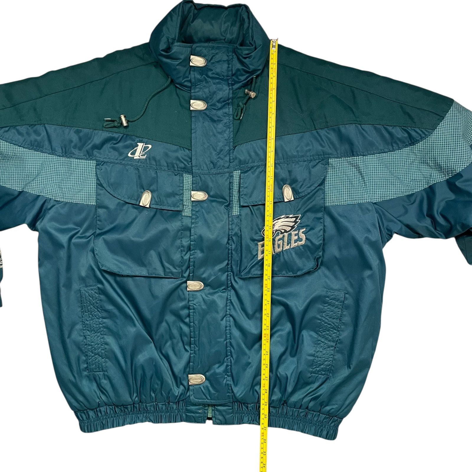 NFL VTG 90s PHILADELPHIA EAGLES LOGO ATHLETIC BOMBER JACKET Size US XL / EU 56 / 4 - 10 Thumbnail