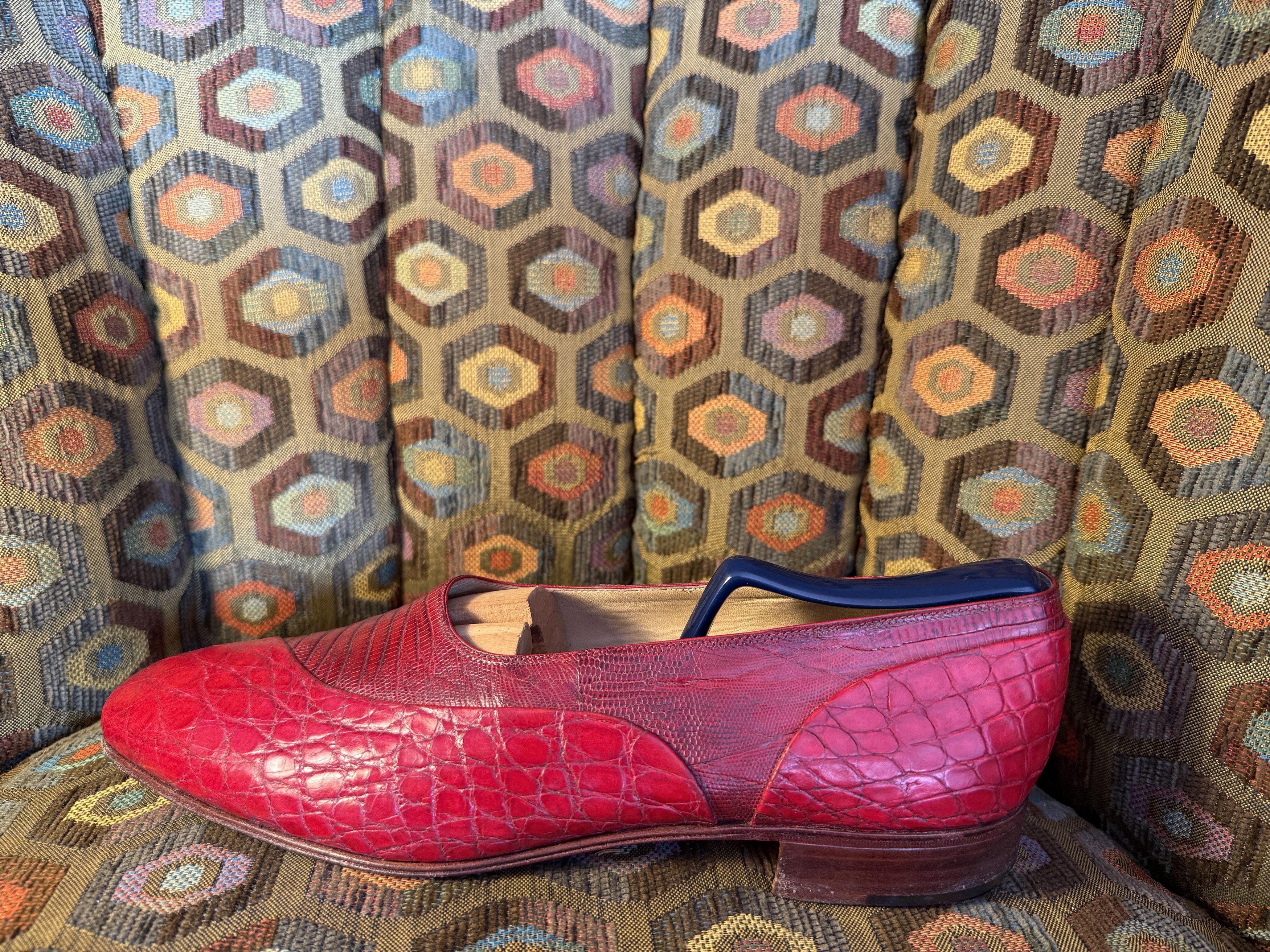 Mauri Mauri genuine alligator Venetian loafers + box/trees Size US 9.5 / EU 42-43 - 4 Thumbnail