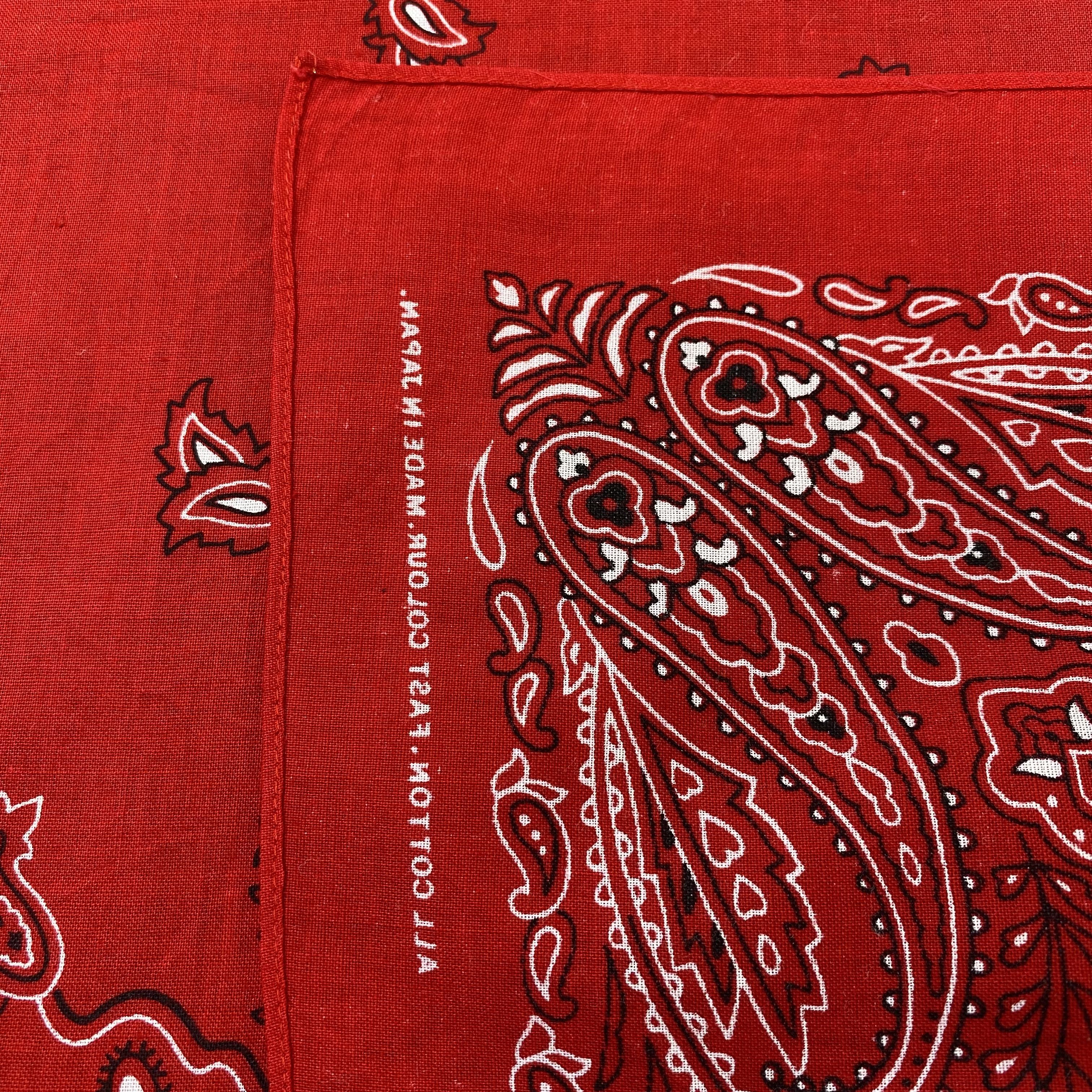 Japanese Brand Paislee Handkerchief / Bandana / Neckerchief-B1427 Size ONE SIZE - 6 Thumbnail