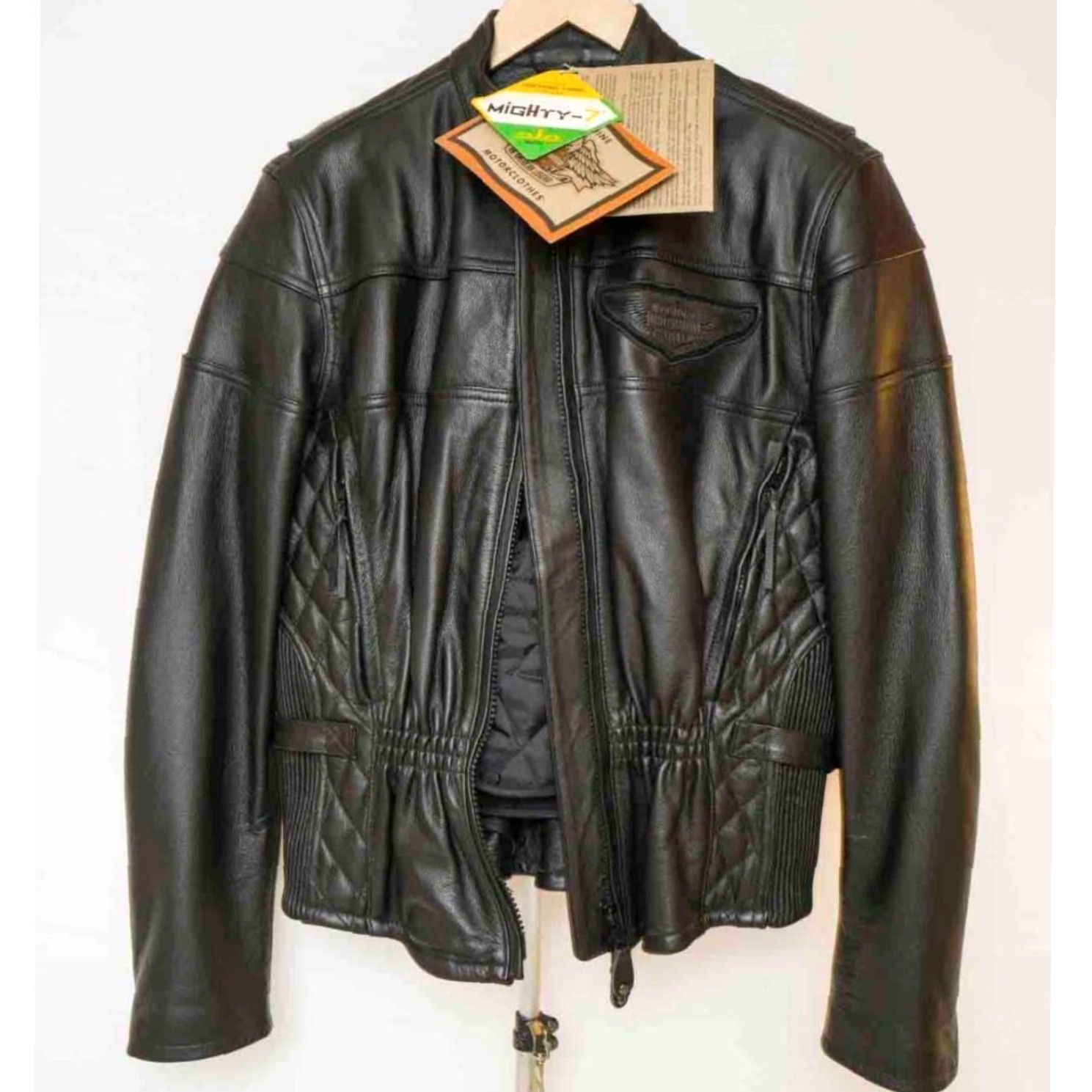 Harley Davidson Harley-Davidson Competition Black Leather Touring Jacket Jacket Women M Black Size M / US 6-8 / IT 42-44 - 2 Thumbnail