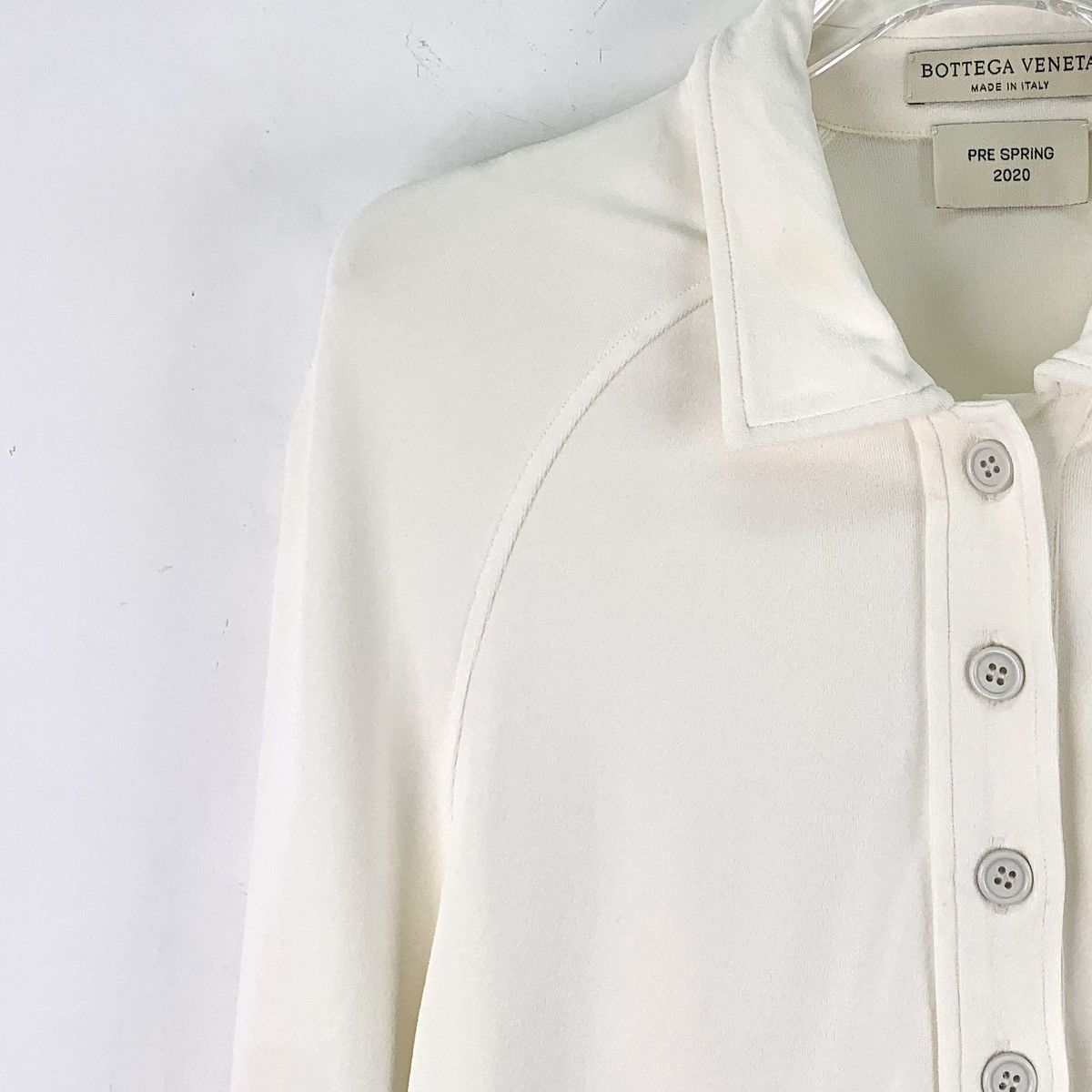 Bottega Veneta Bottega Veneta Single-Breasted Long Sleeve Polo Shirt K26WX Size S / US 4 / IT 40 - 3 Thumbnail
