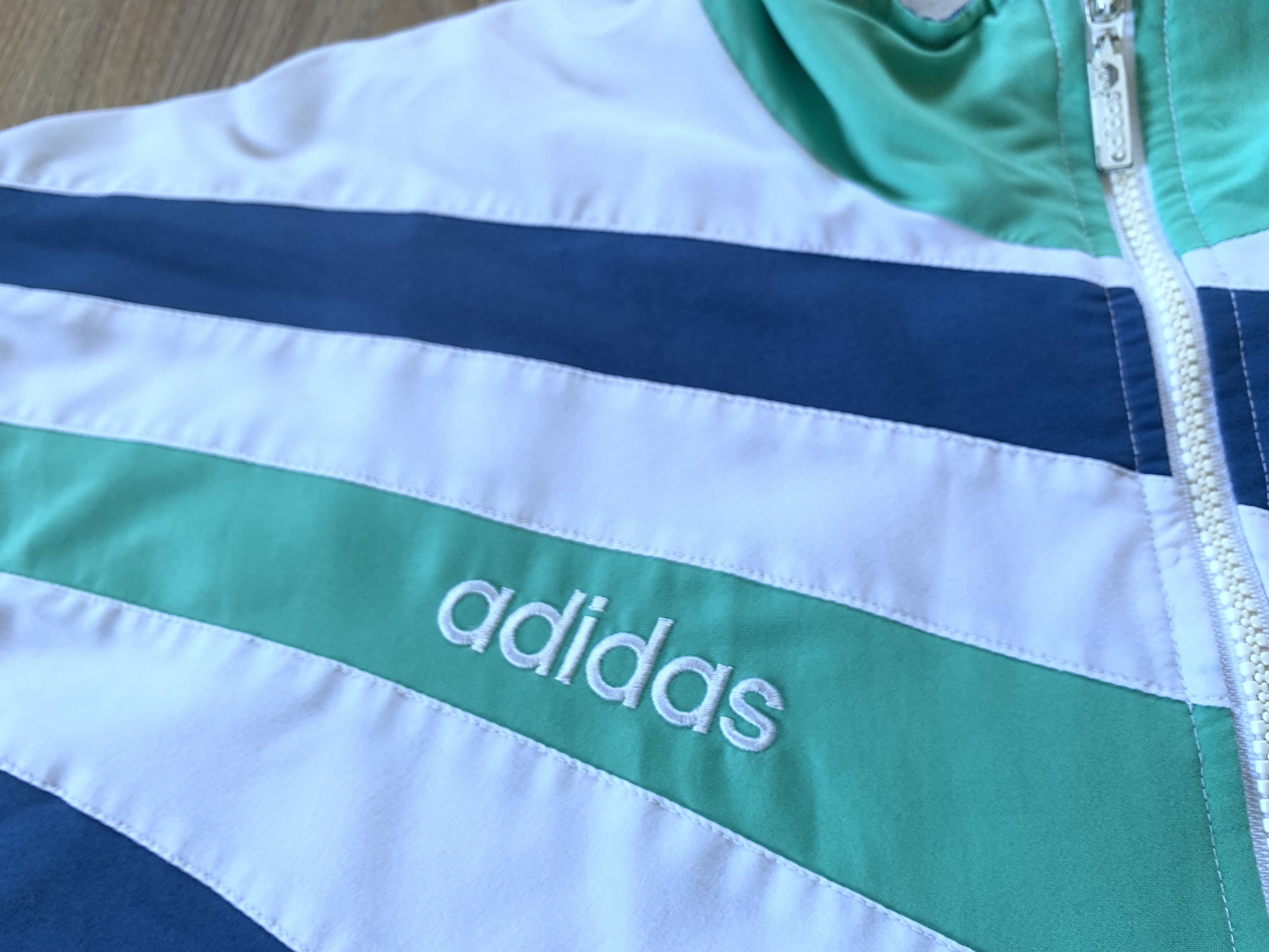Adidas × Vintage Vintage Adidas D9 White Olympic Zip Jacket Size US XL / EU 56 / 4 - 5 Thumbnail