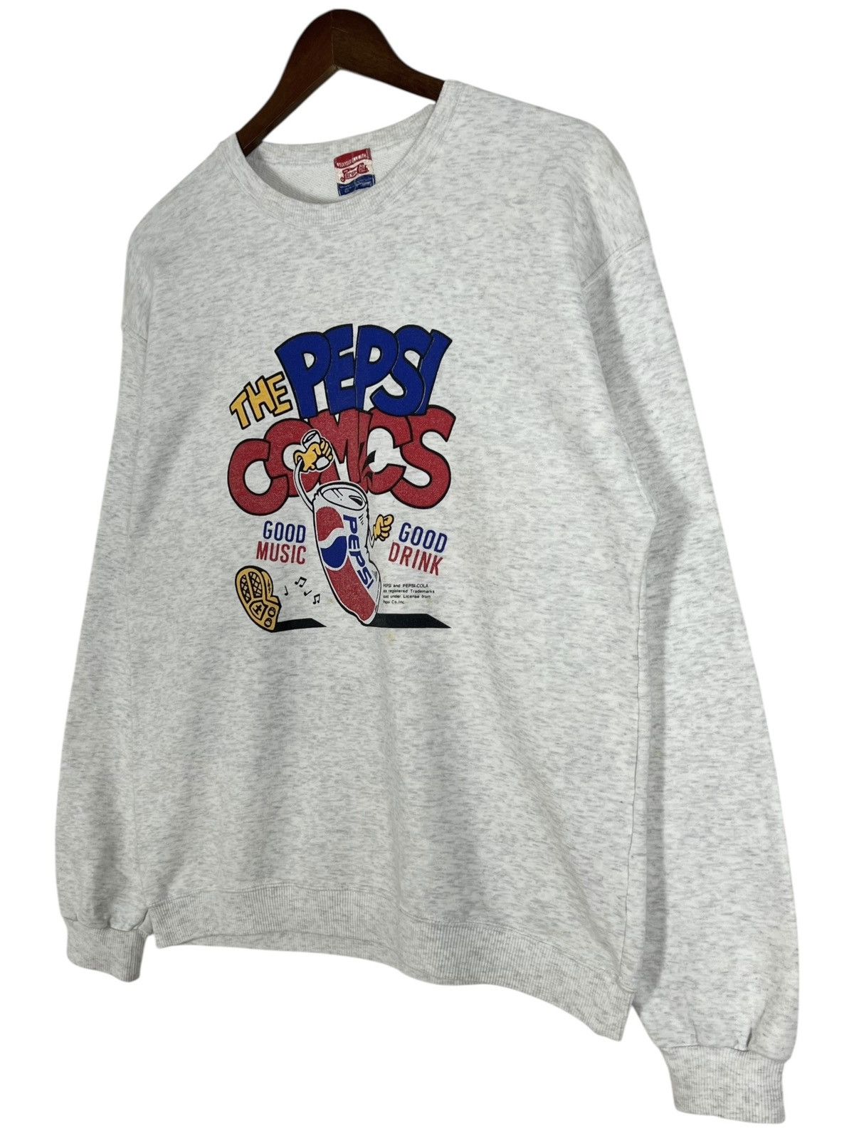 Vintage 90s Vintage The Pepsi Cola Comics Promo Crew Neck Size US L / EU 52-54 / 3 - 2 Thumbnail