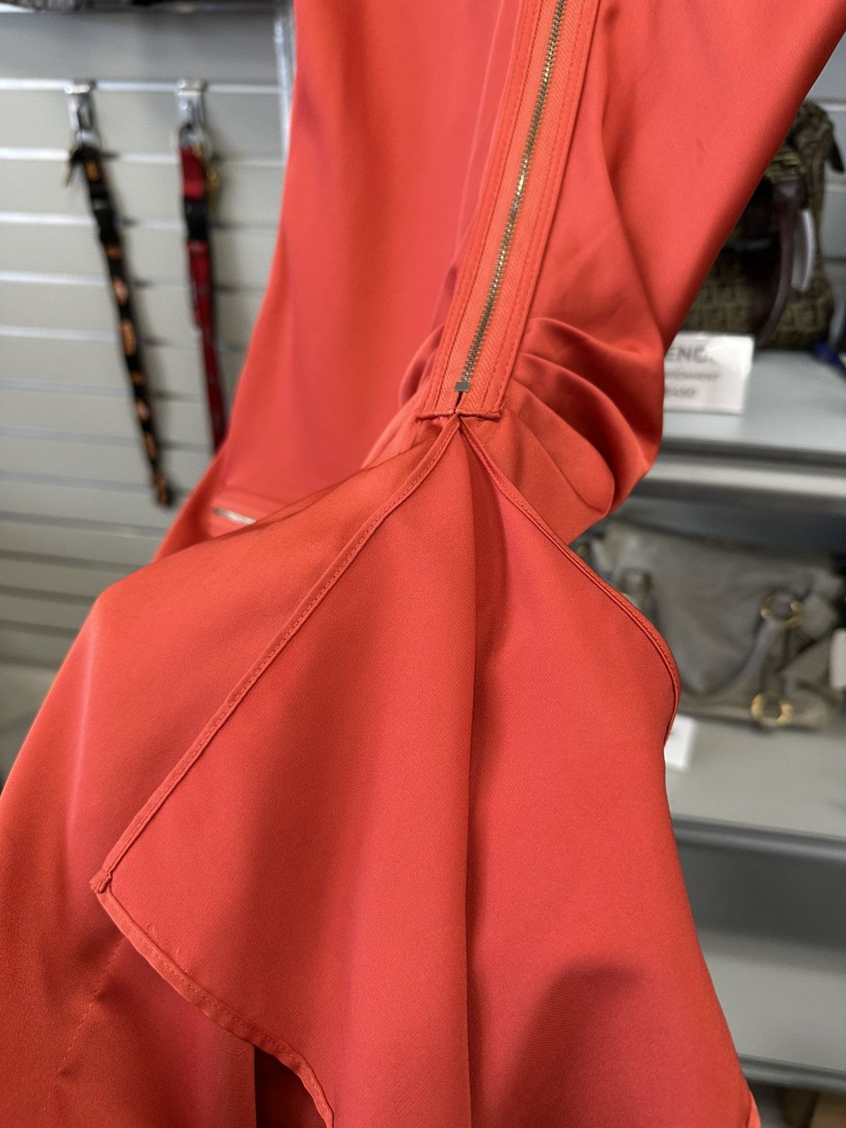 Dolce & Gabbana D&G RUFFLE MIDI ZIP UP DRESS Size L / US 10 / IT 46 - 3 Thumbnail