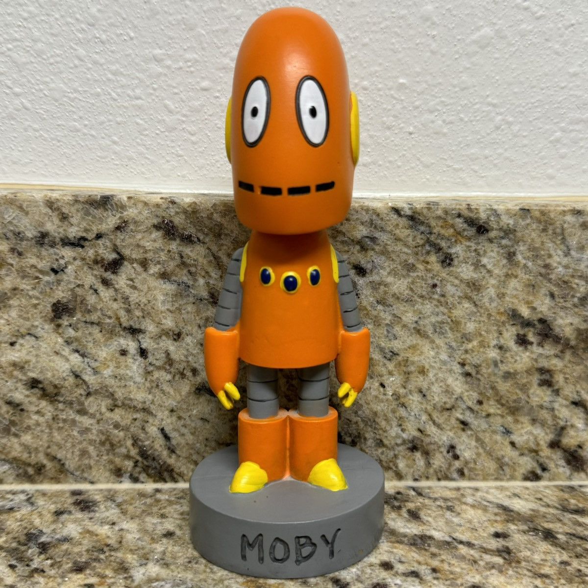 Vintage 2018 BrainPoP Tim Moby The Robot Bobblehead (Very Rare) Size ONE SIZE - 1 Thumbnail