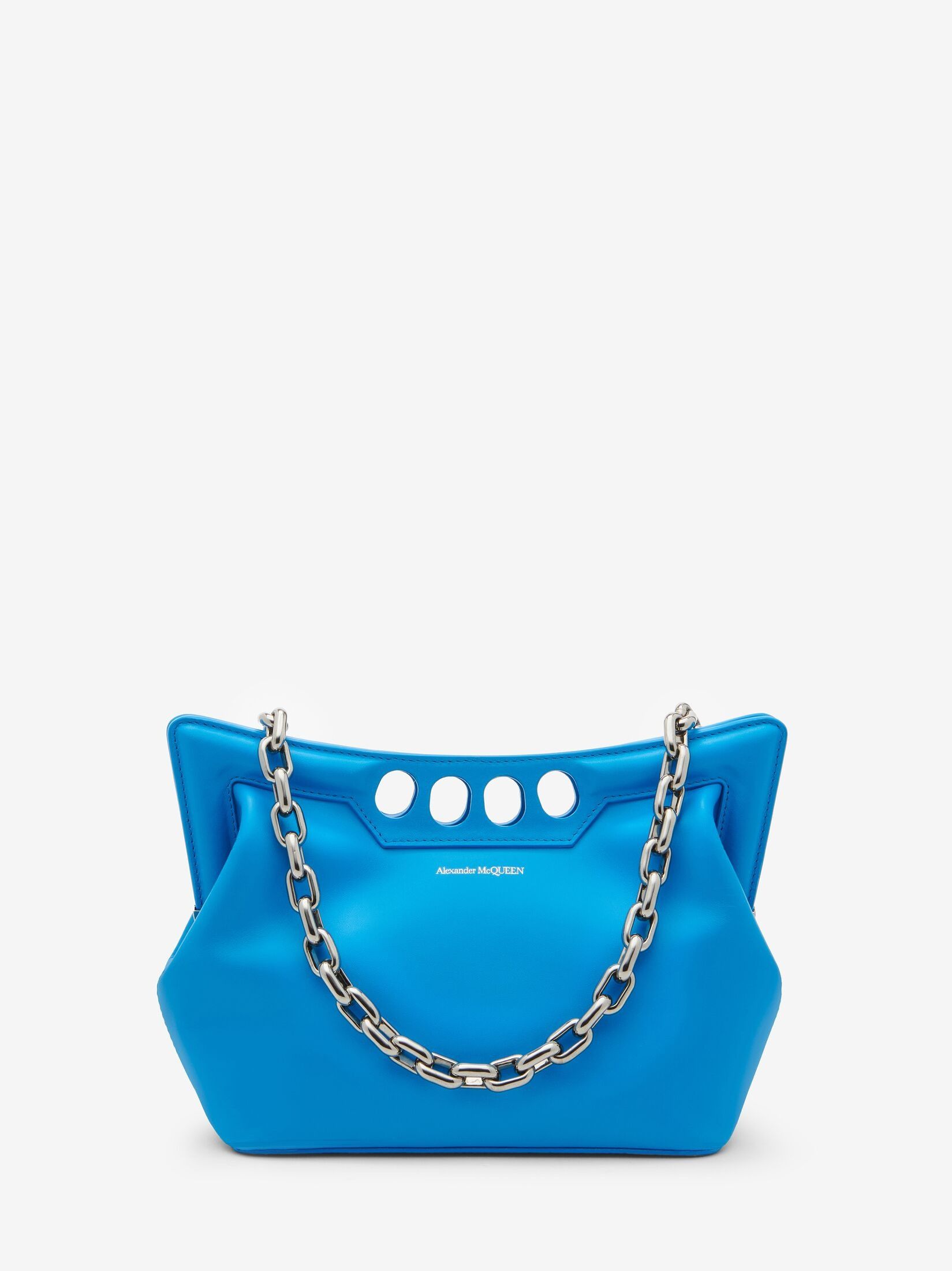 Alexander McQueen o1w1db10925 Size: OS/The Peak Bag Small in Lapis Blue Size ONE SIZE - 1 Thumbnail