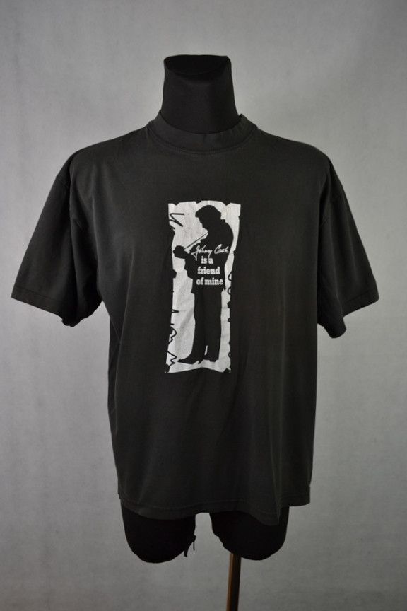 Band Tees × Vintage Johnny Cash is a Friend of Mine Distressed Vintage tee XL Size US XL / EU 56 / 4 - 1 Thumbnail