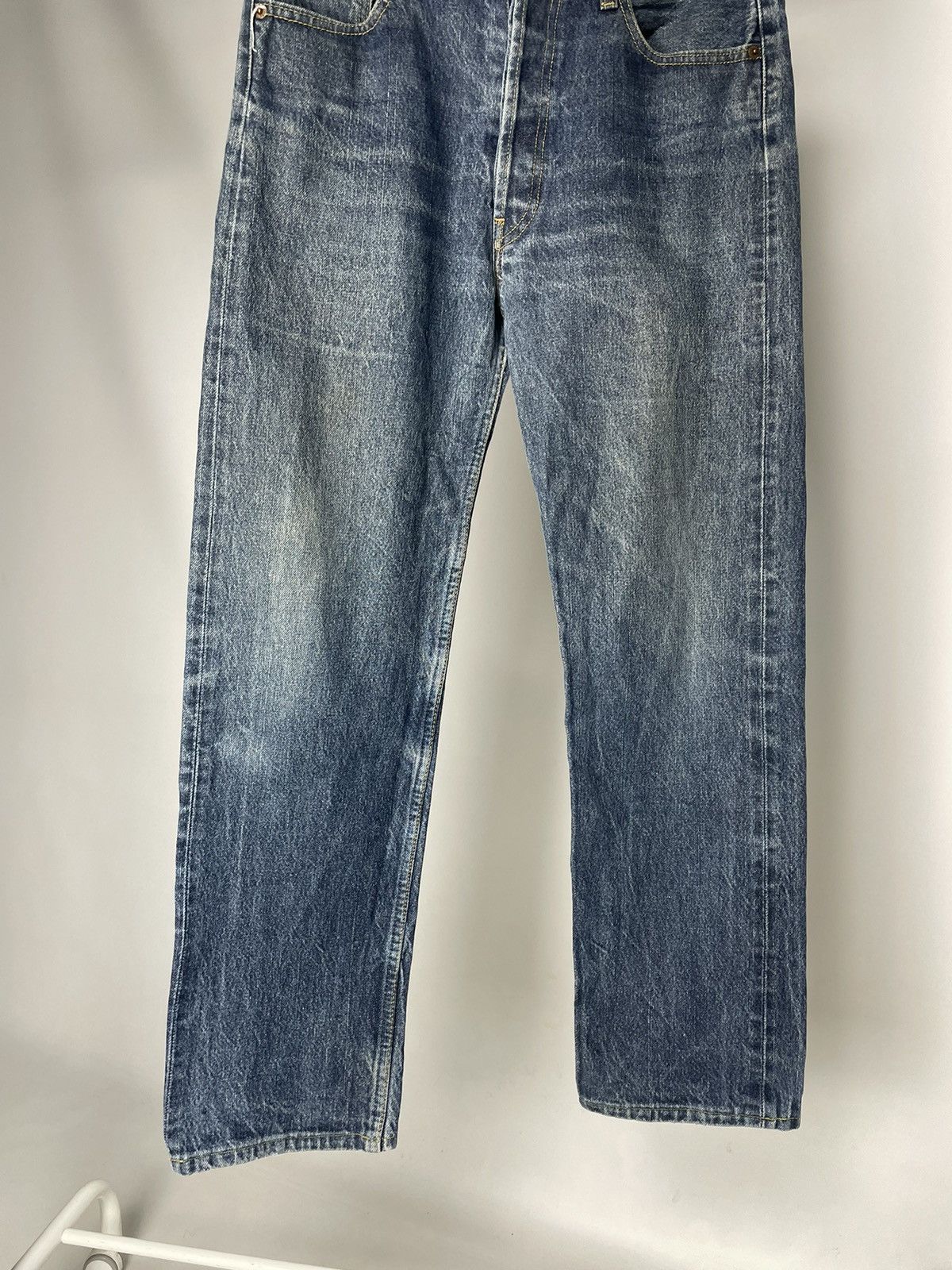 Levi's Vintage Clothing Levi’s 501 ( Size 33 ) Vintage Mud Washed Denim Jeans Pants Size US 33 - 9 Thumbnail