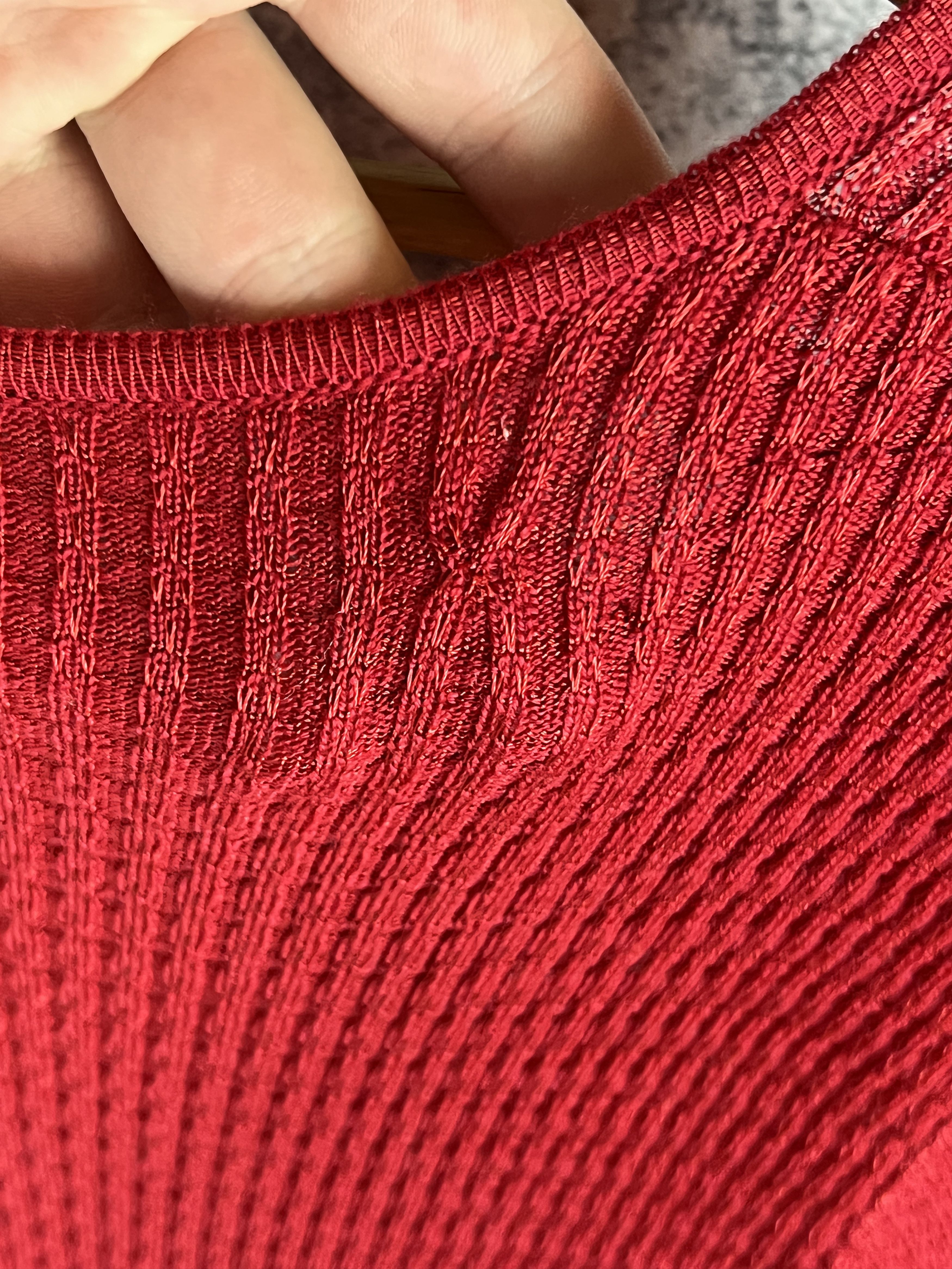Missoni Missoni Dress Women's Size 48 Red Long Sleeve Size XL / US 12-14 / IT 48-50 - 9 Thumbnail
