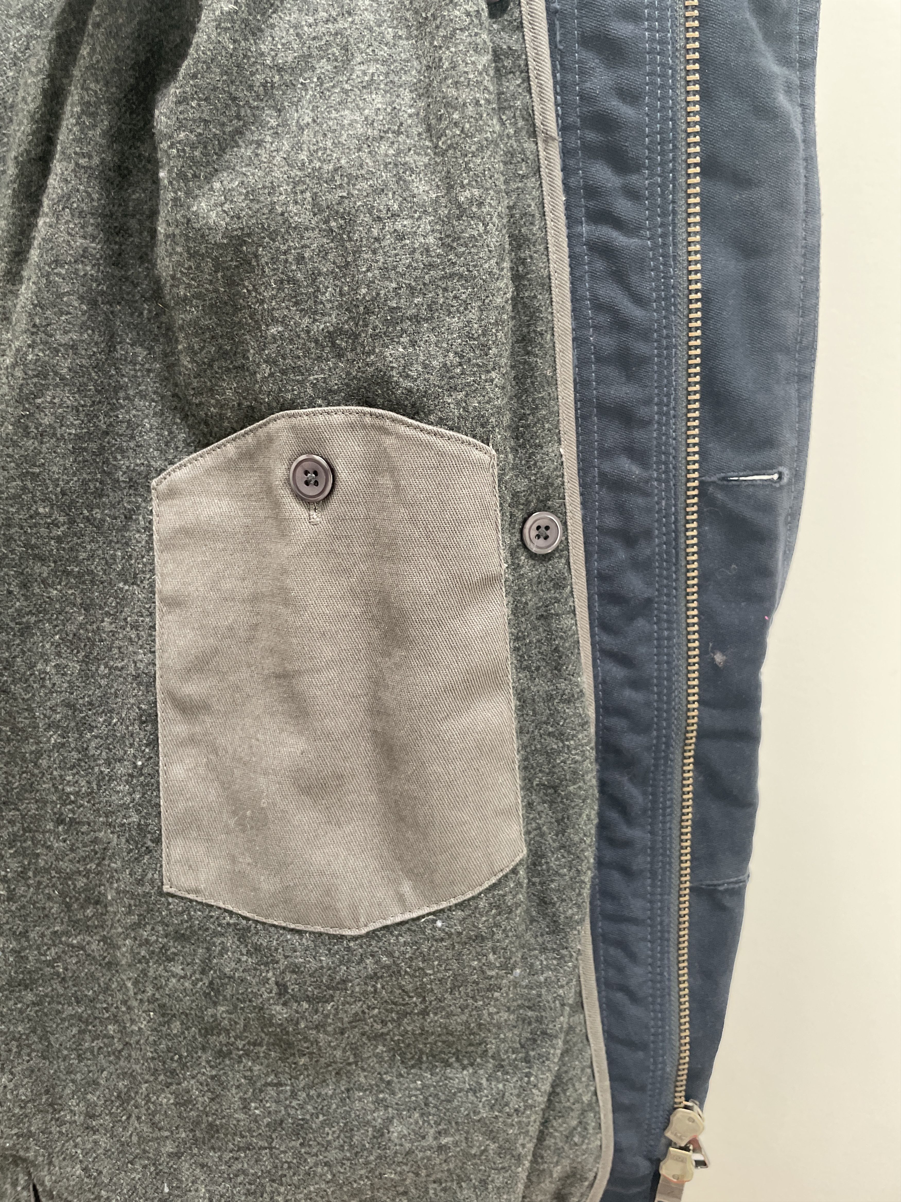 CLOSED CLOSED Men's Navy Hooded Parka, Removable Lining Size US M / EU 48-50 / 2 - 5 Thumbnail