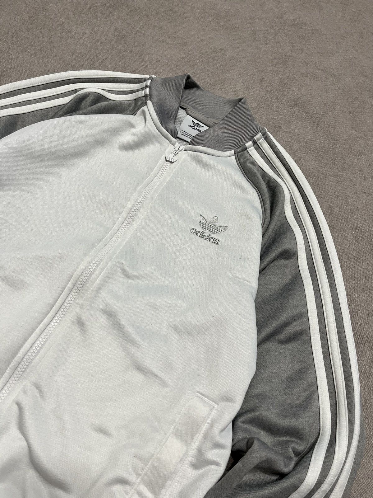 Adidas Adidas Mens White Firebird Track Jacket Sweatshirt Vintage M Size US S / EU 44-46 / 1 - 3 Thumbnail