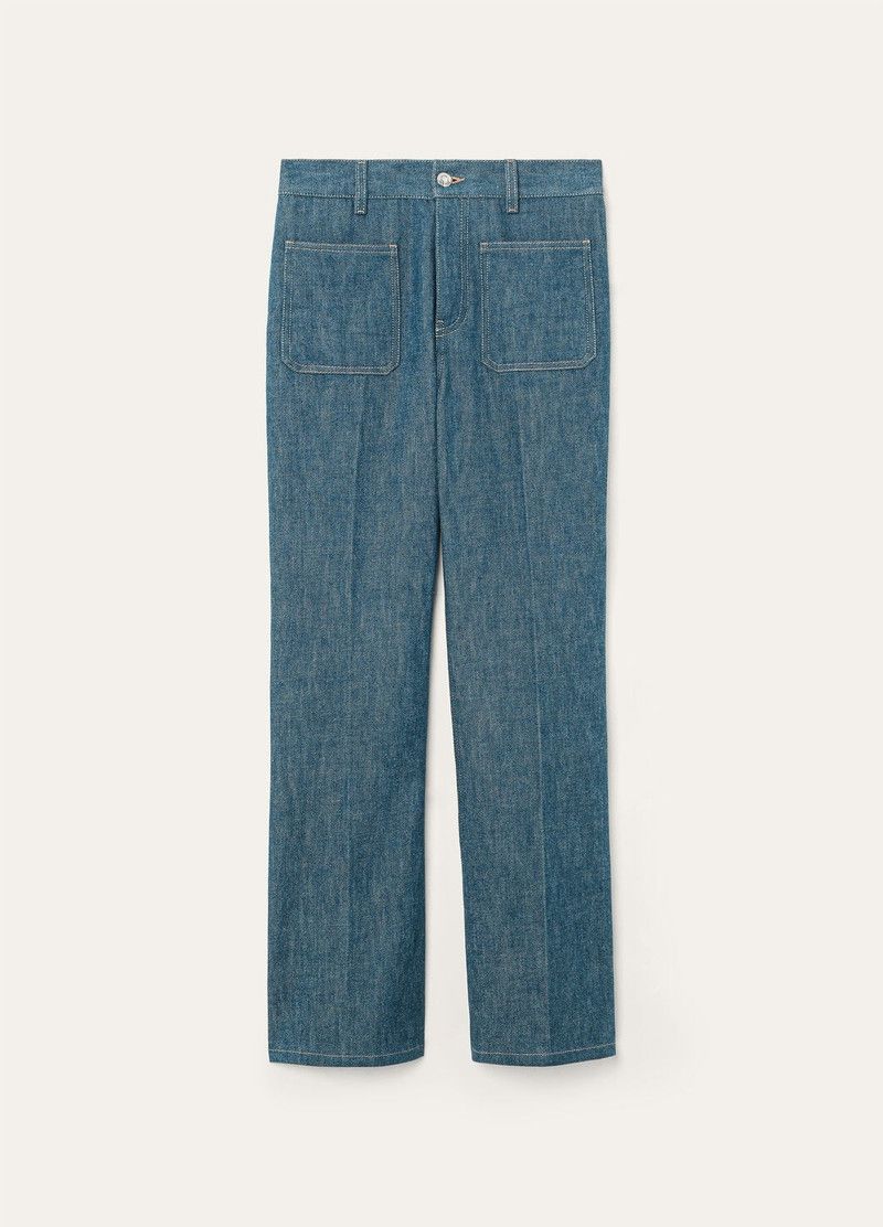 Loro Piana o1srvl11e0526 FAP4171 Lamark Jeans in Blue Size 24" / US 00 / IT 34 - 1 Thumbnail