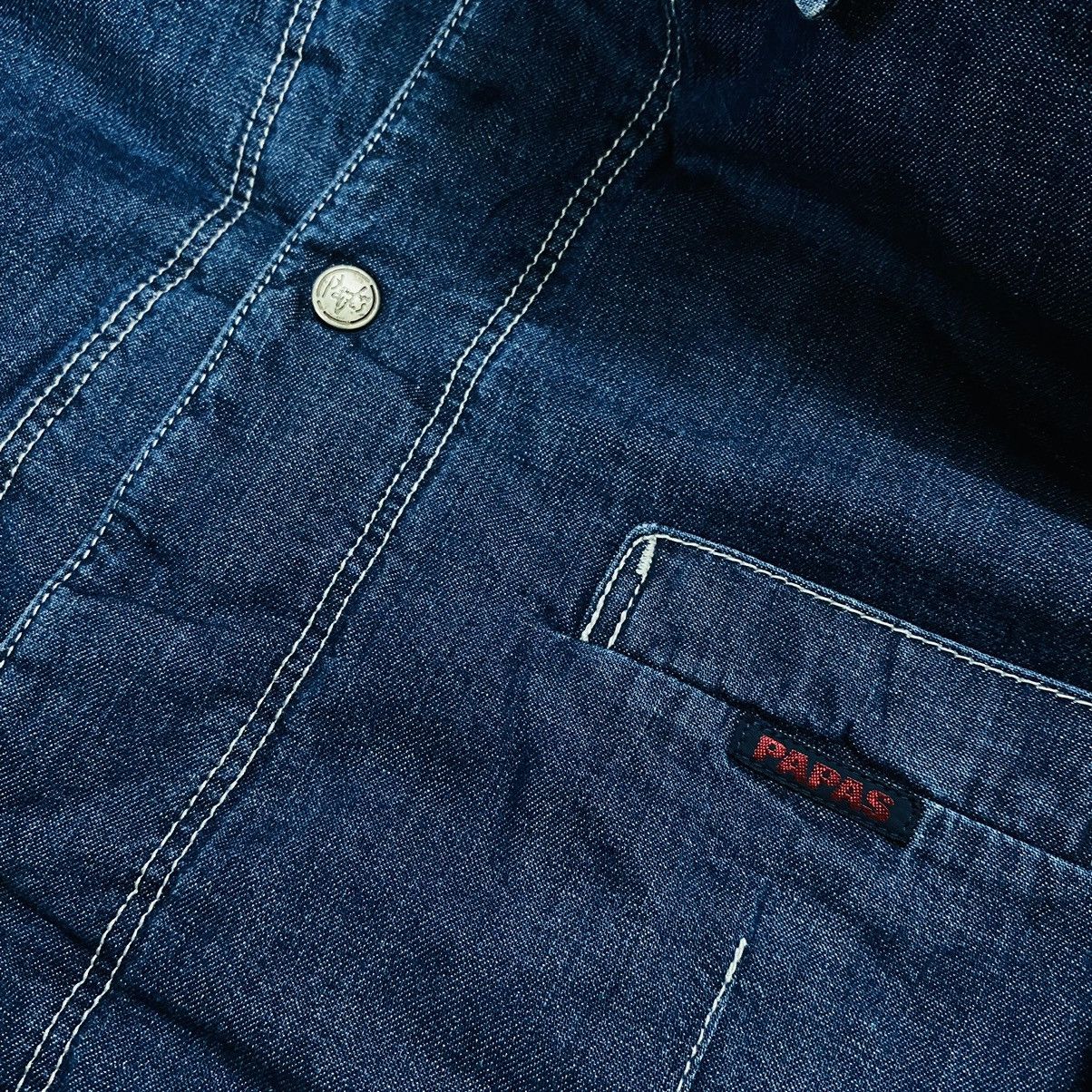 Japanese Brand Vintage papas denim chore jacket japanese brand Size US L / EU 52-54 / 3 - 9 Thumbnail