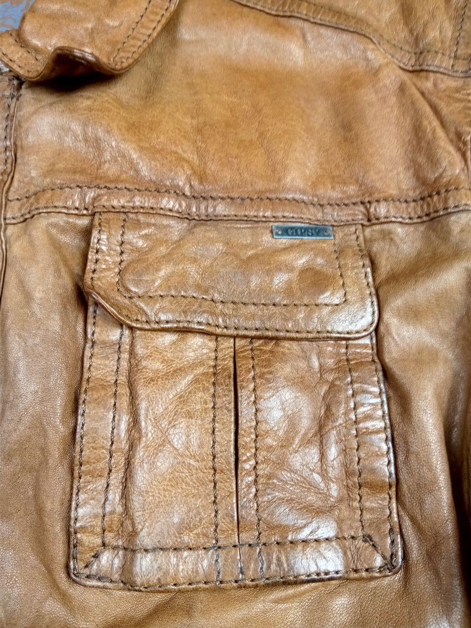 Other Gipsy Mens Leather Jacket Size US XL / EU 56 / 4 - 7 Thumbnail