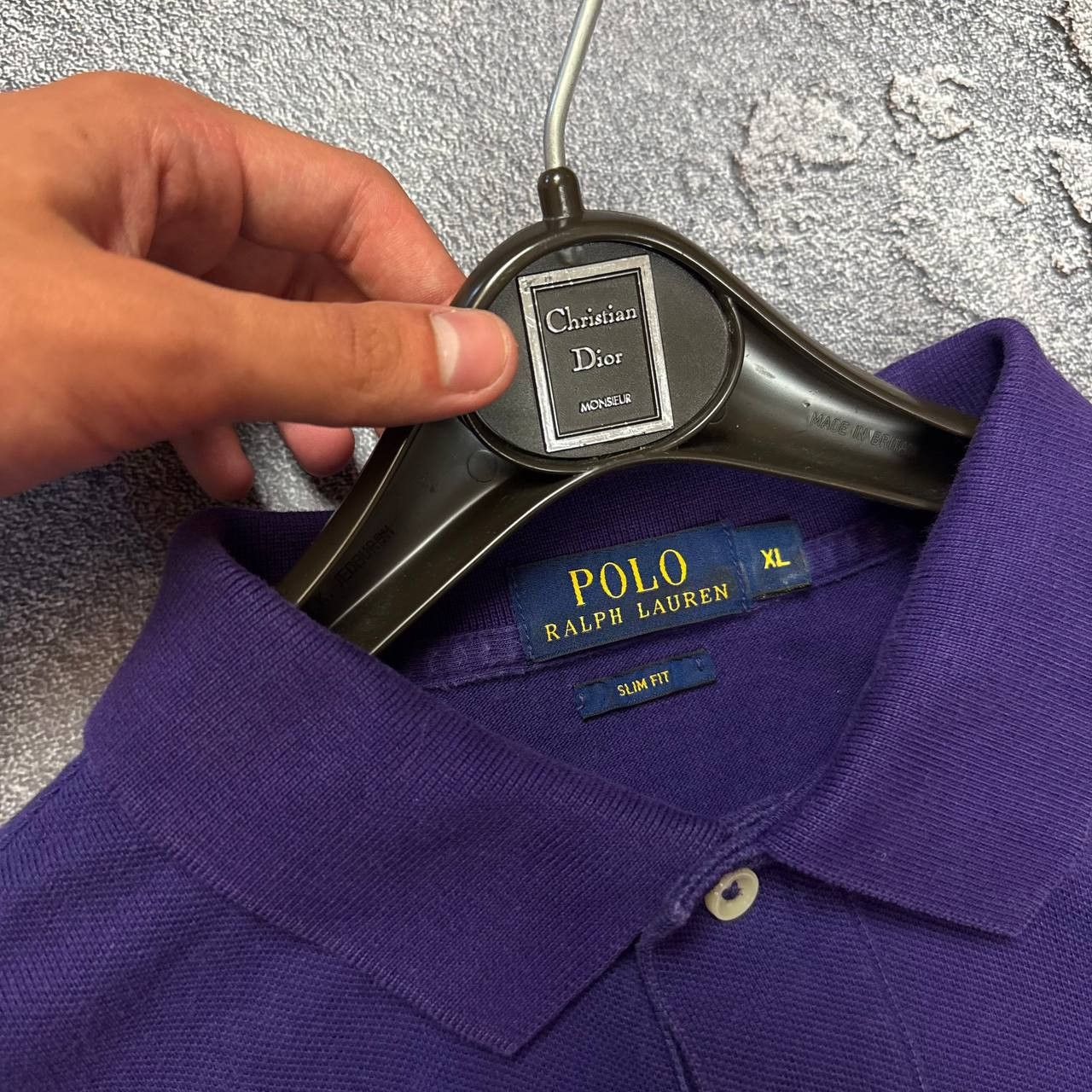 Polo Ralph Lauren Vintage Ralph Lauren purple longsleeve polo Size US XL / EU 56 / 4 - 2 Thumbnail