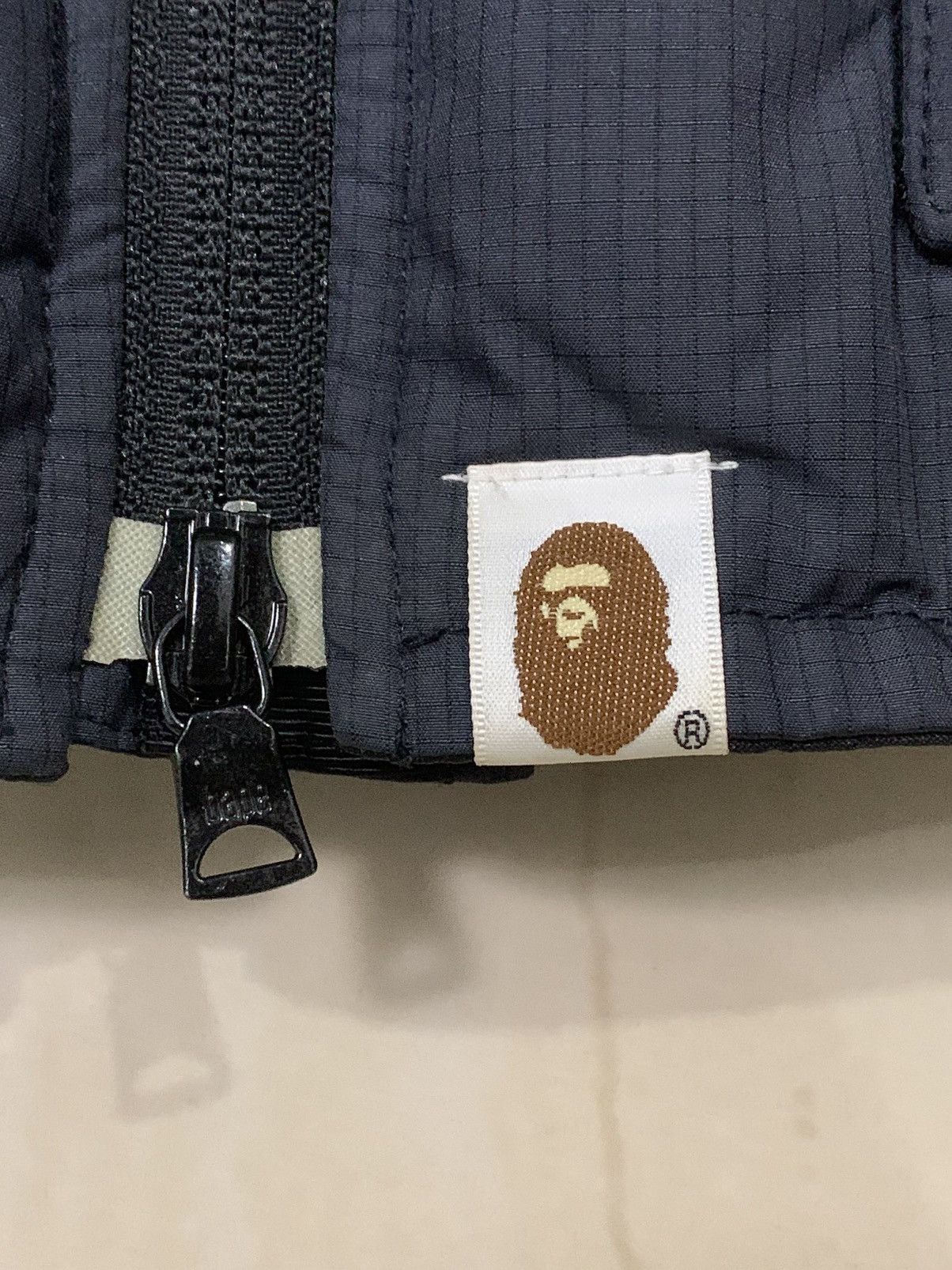 Bape BAPE JACQUARD ABC PRINT INTERIOR - DOWN FEATHER HOODED VEST Size US M / EU 48-50 / 2 - 6 Thumbnail