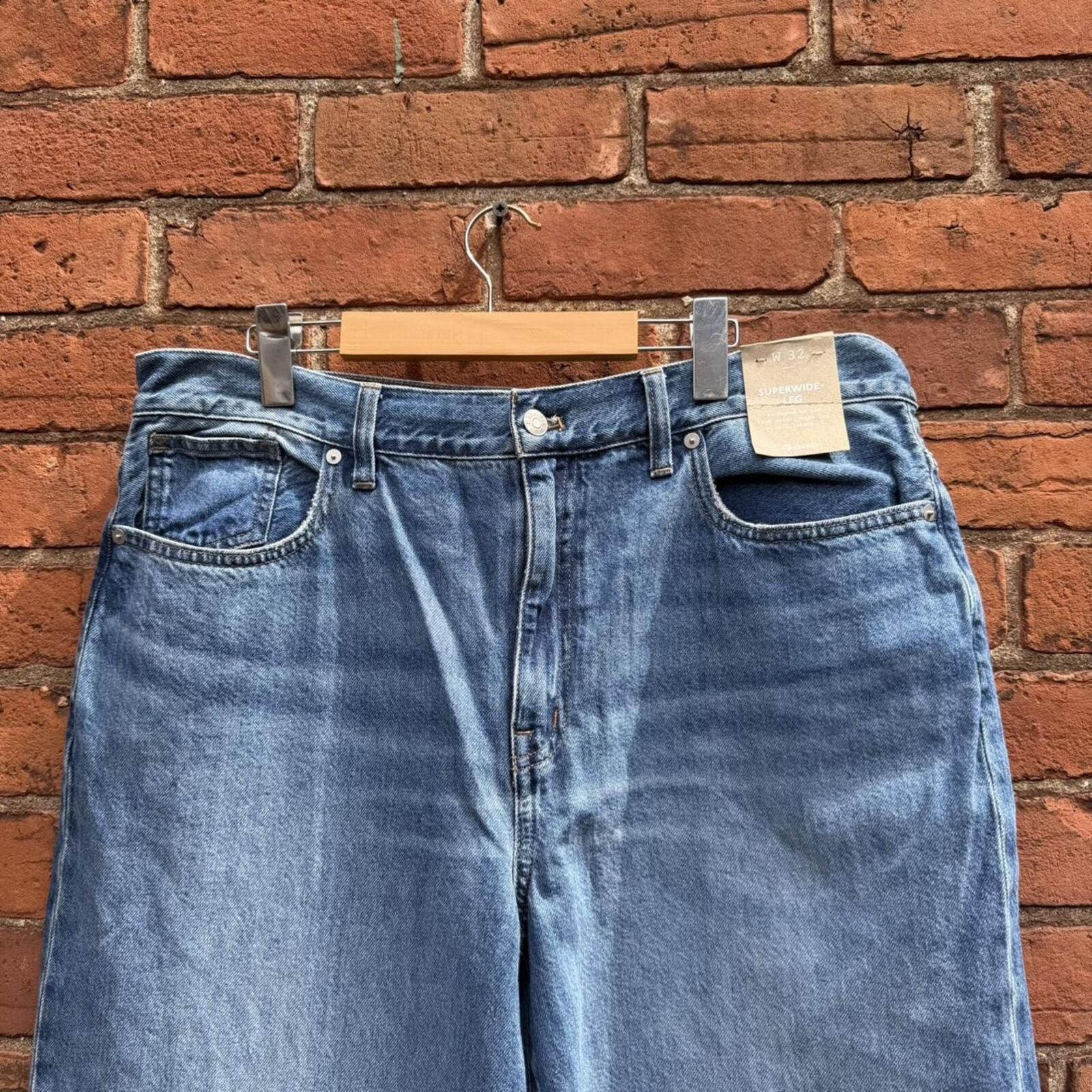 Madewell Madewell super wide leg jeans Deadstock 32 36x32 Size US 32 / EU 48 - 2 Thumbnail